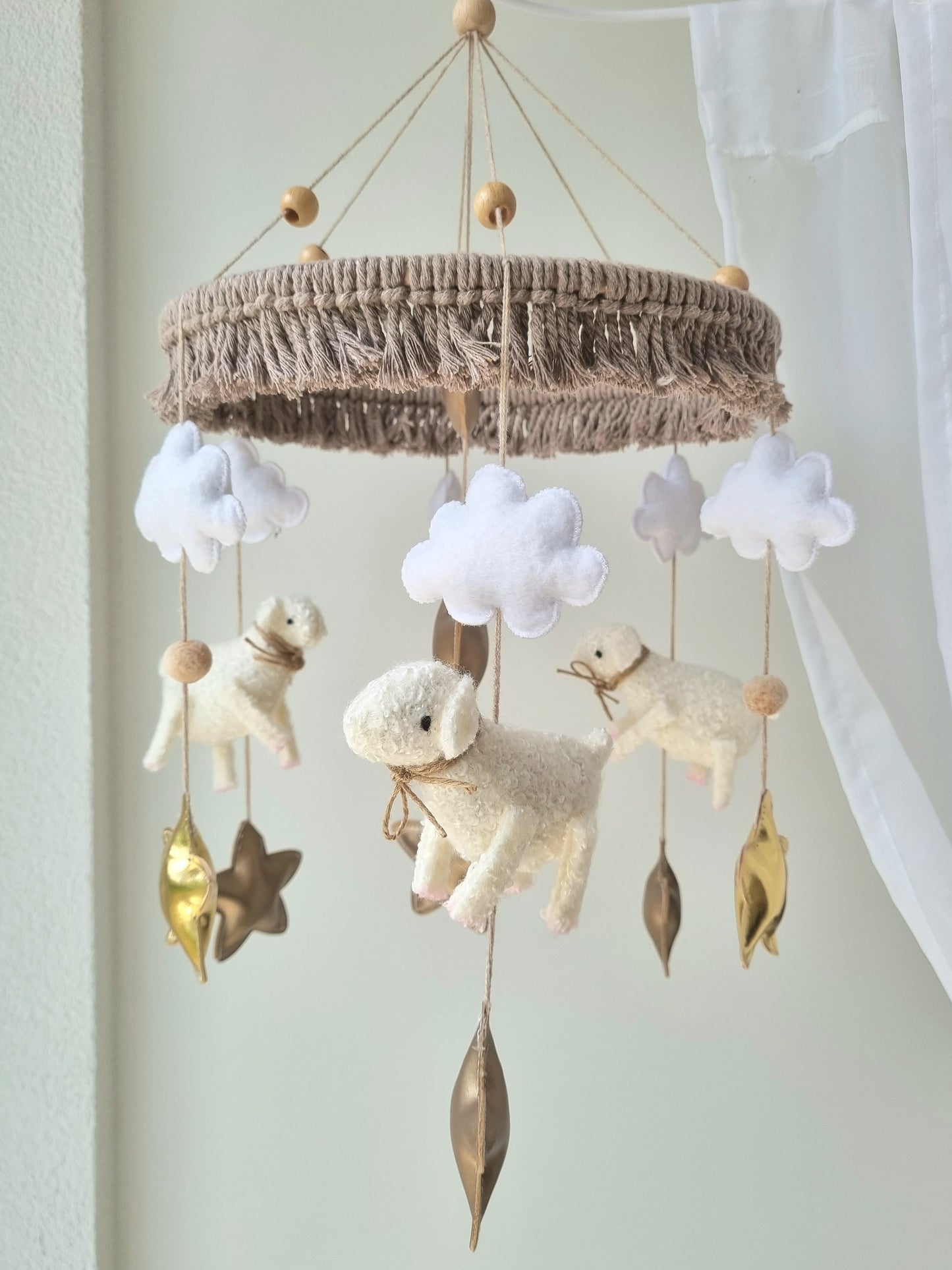 Baby Mobile Schäfchen
