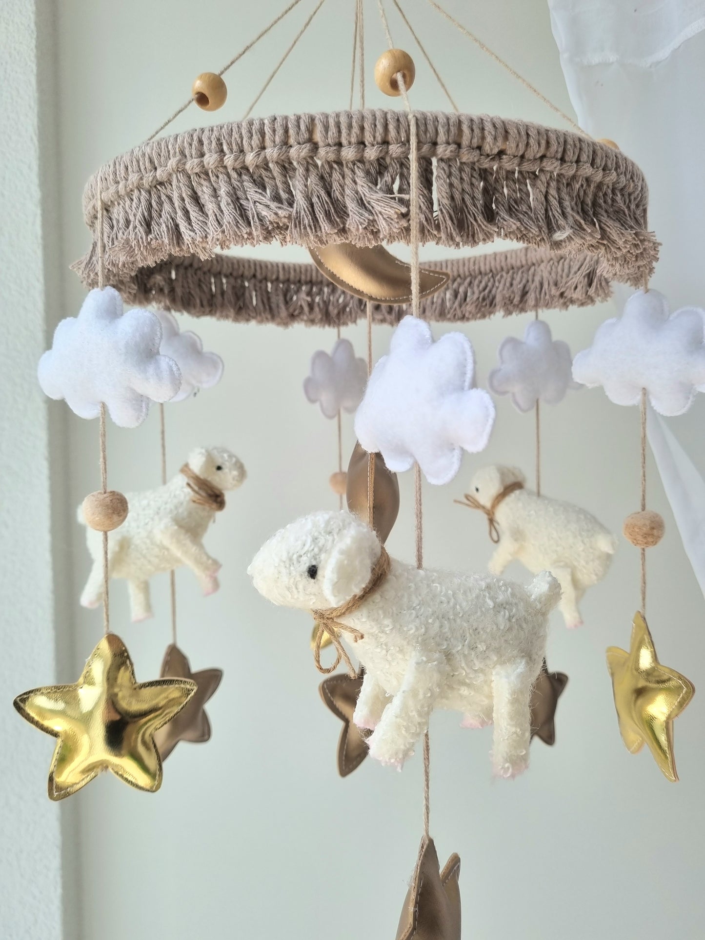 Baby Mobile Schäfchen