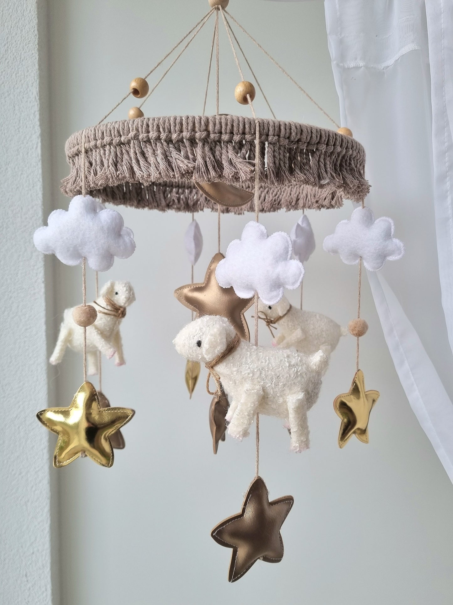 Baby Mobile Schäfchen