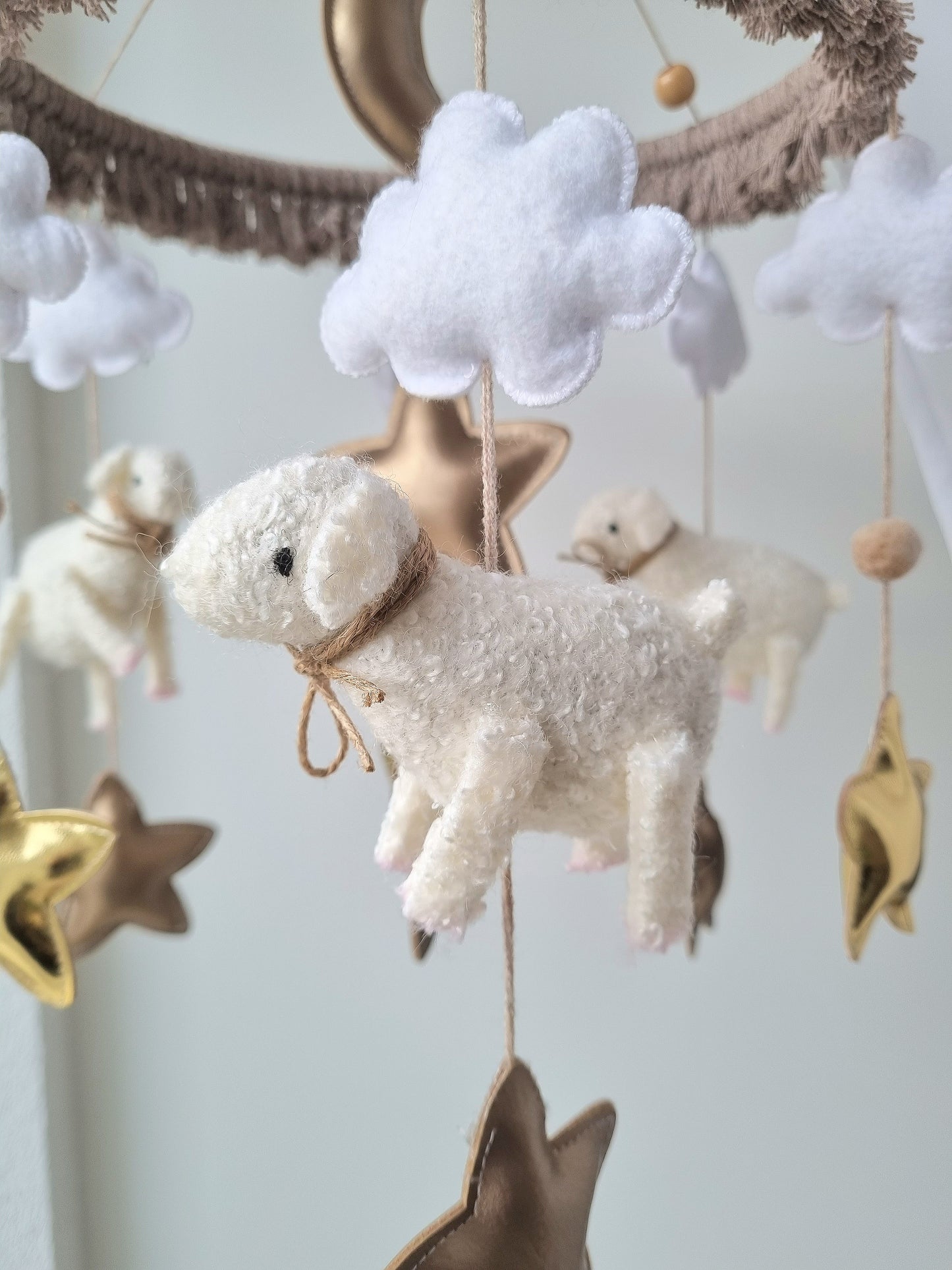 Baby Mobile Schäfchen
