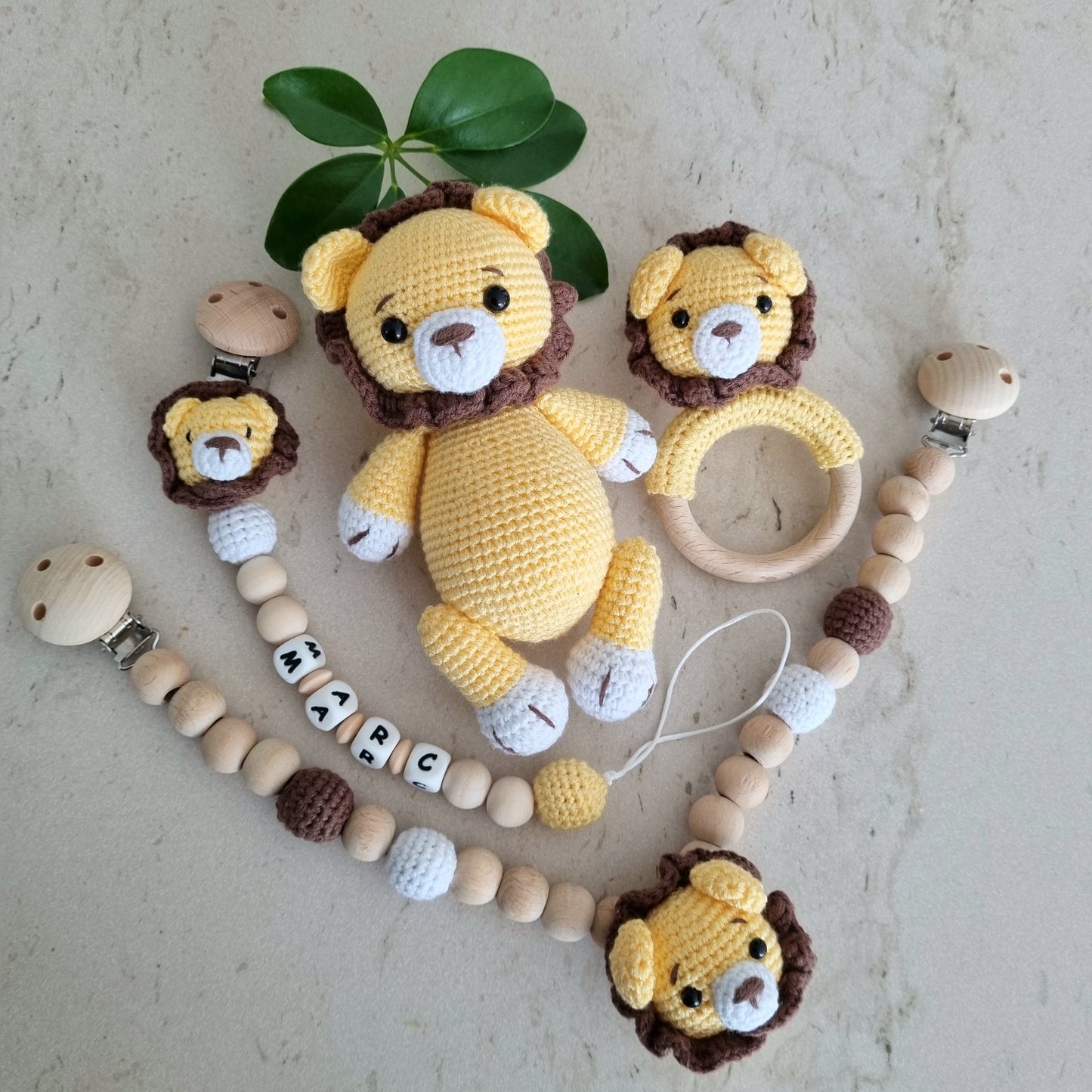 XXL Set Crochet Liebe Löwe