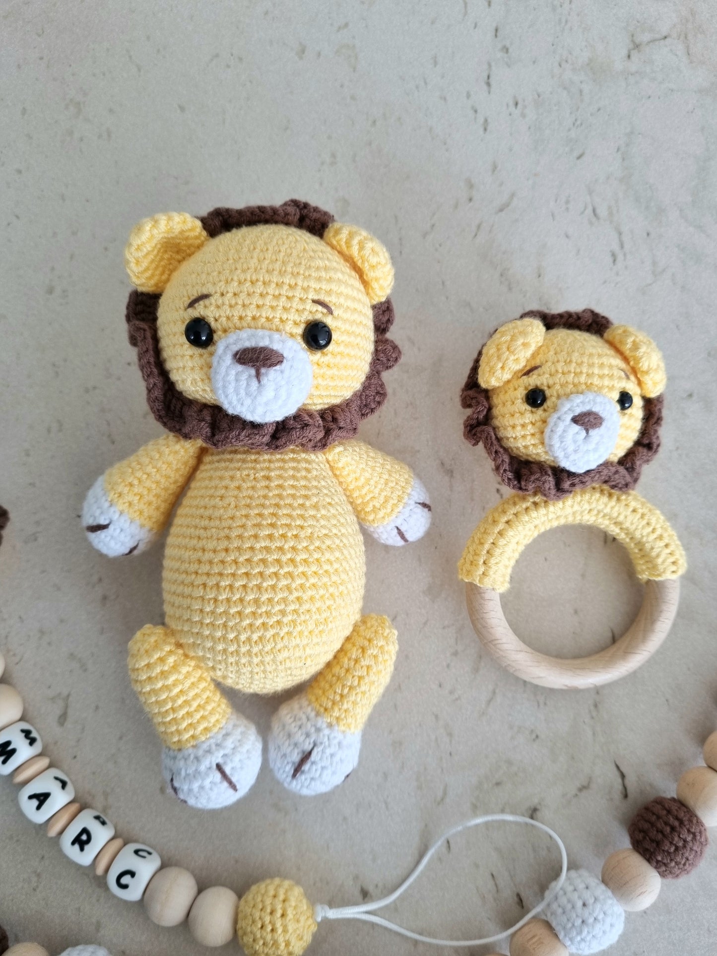 XXL Set Crochet Liebe Löwe