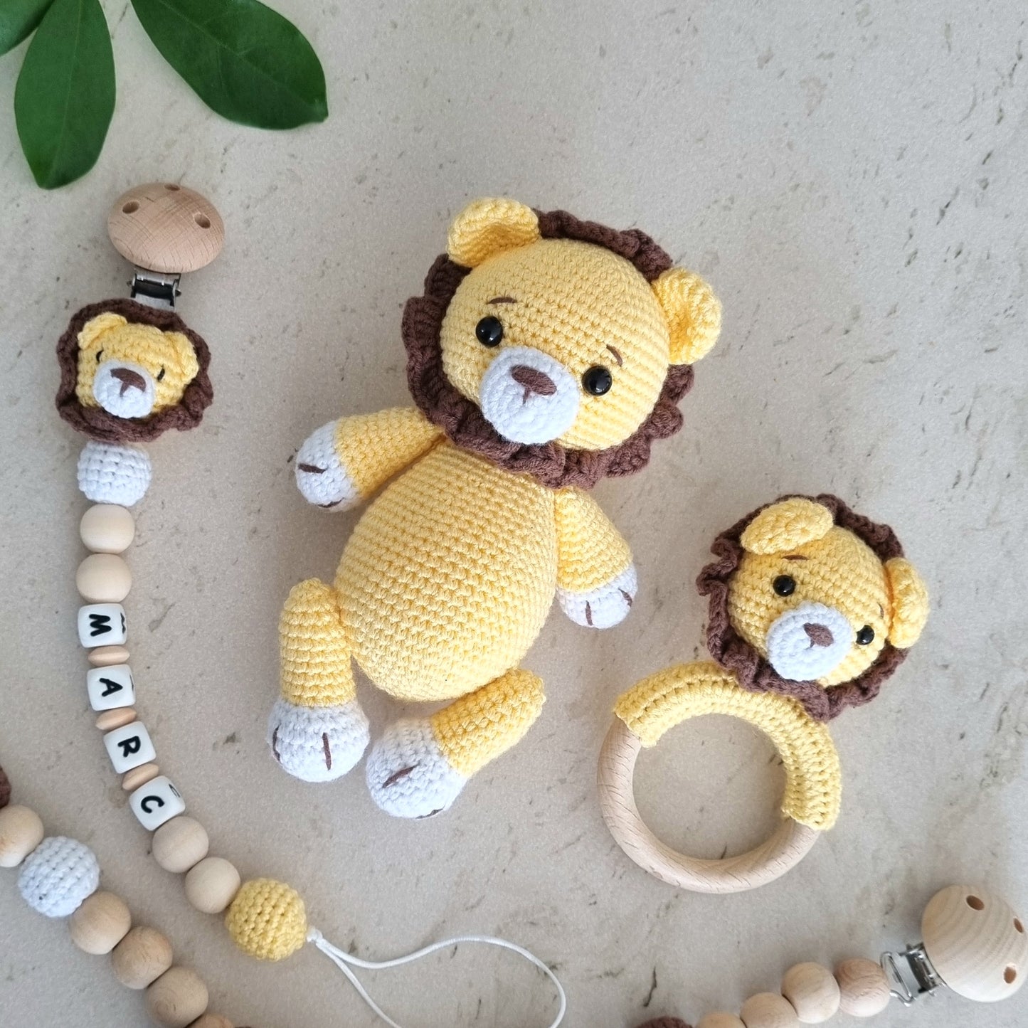 XXL Set Crochet Liebe Löwe