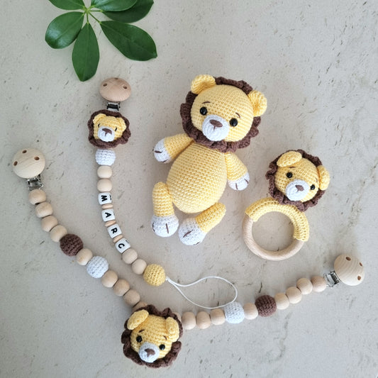 XXL Set Crochet Liebe Löwe