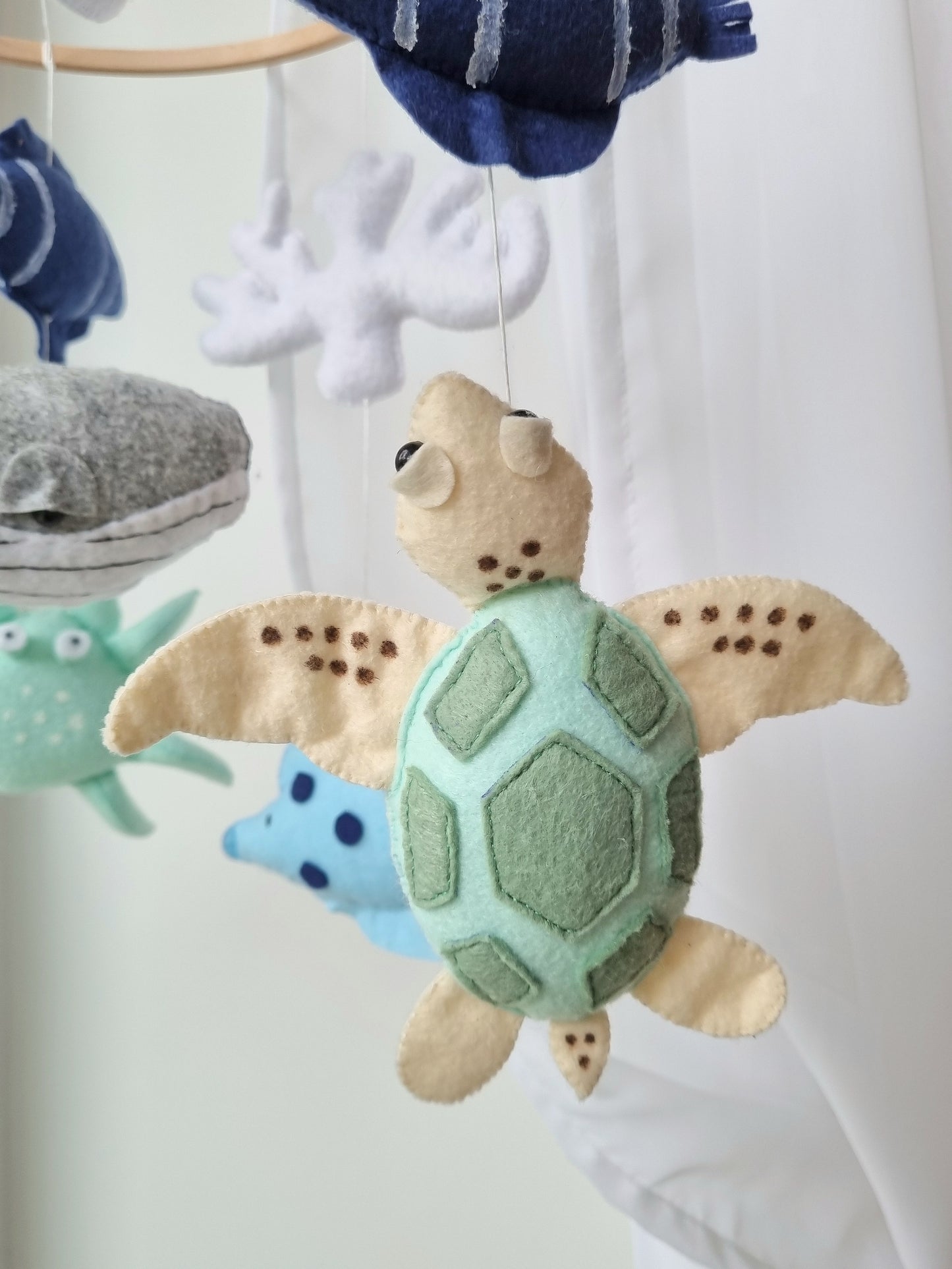Baby Mobile Meerestierchen