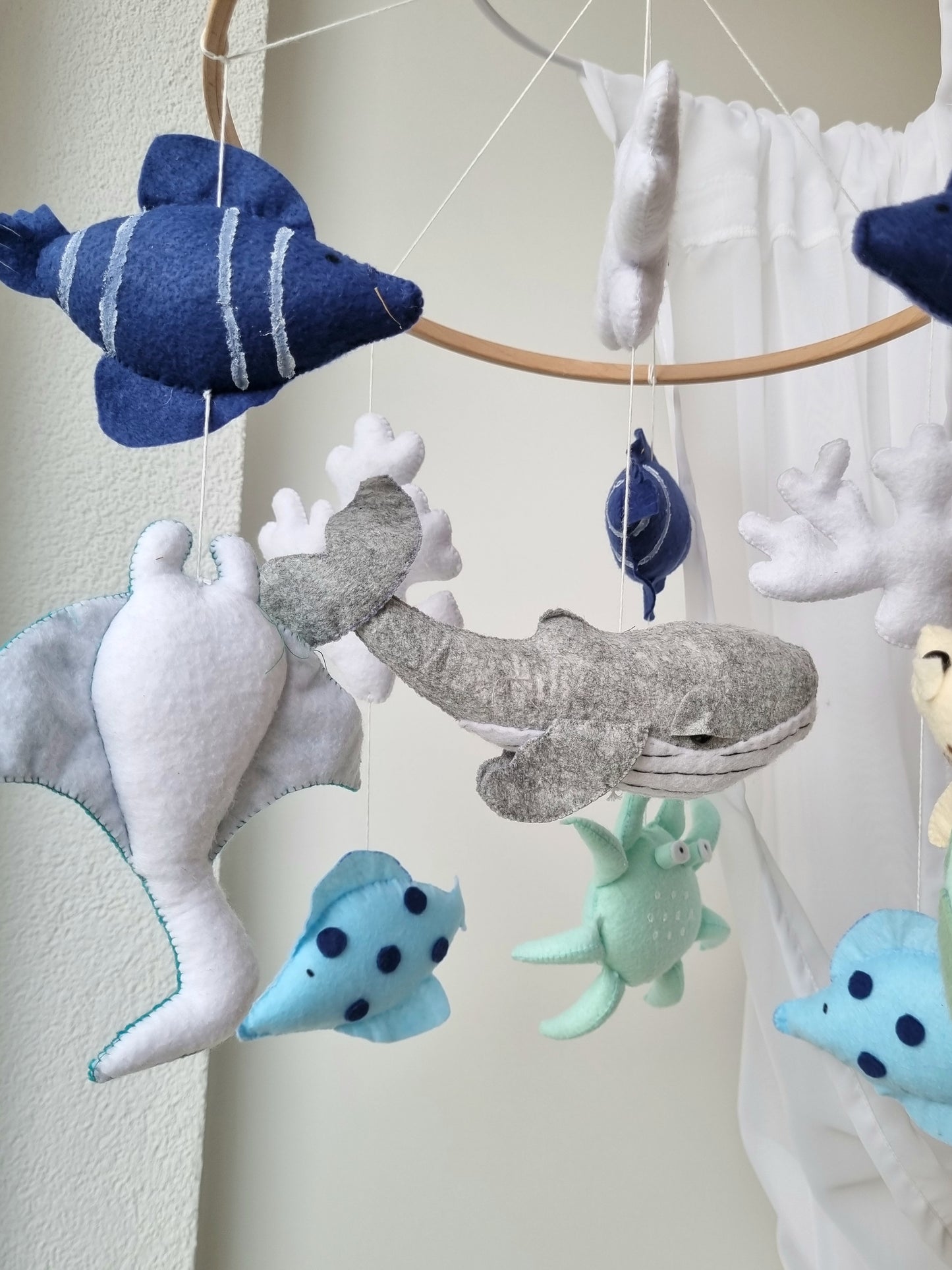 Baby Mobile Meerestierchen