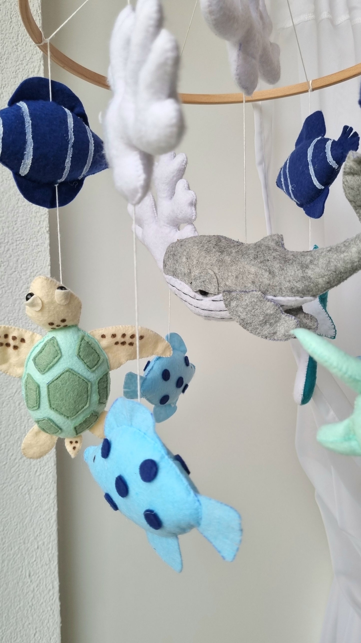 Baby Mobile Meerestierchen