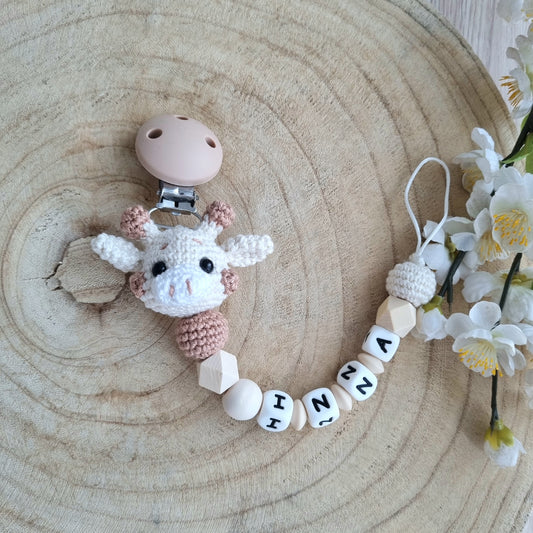 Schnullerkette süsse Giraffe