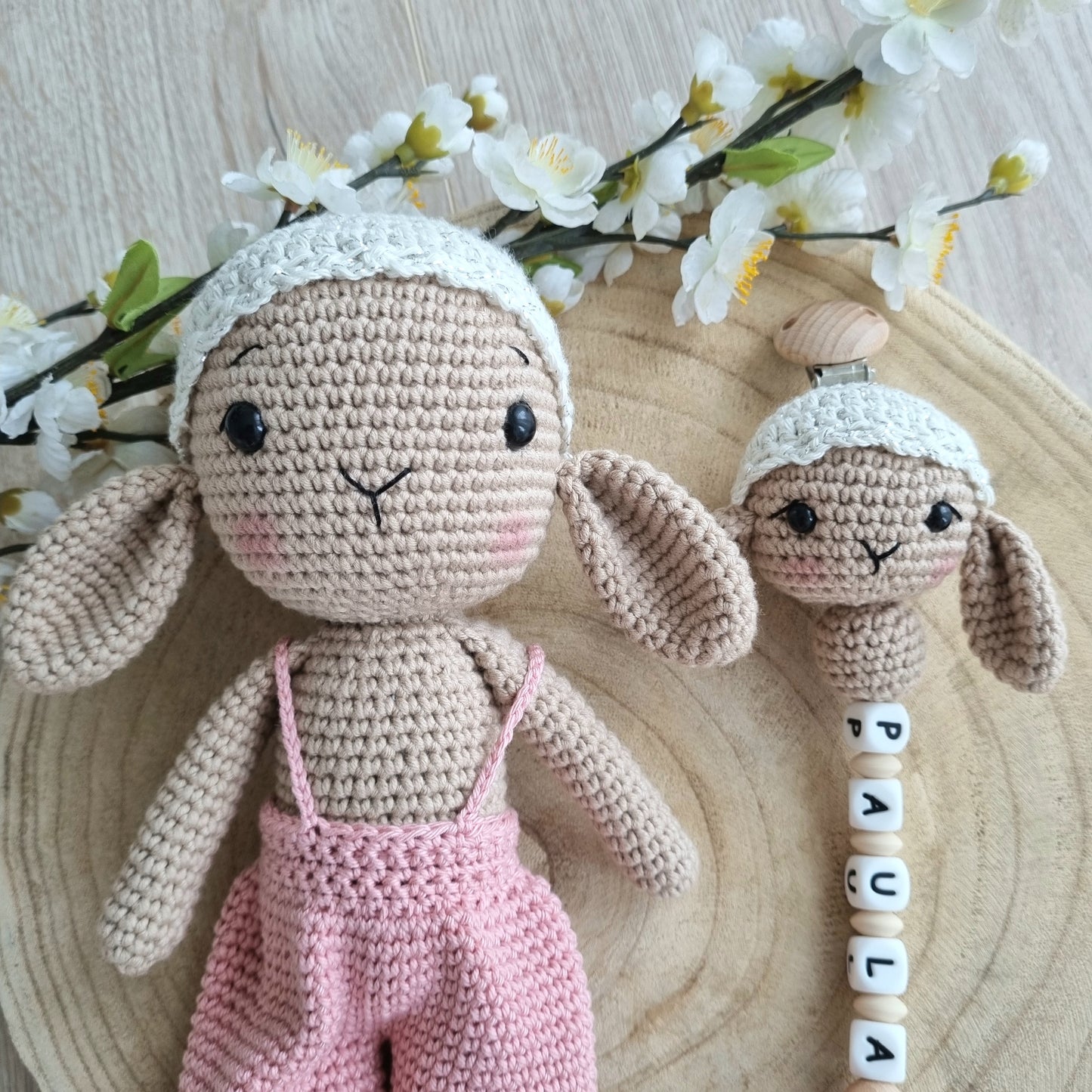 2er Set Häschen rosa