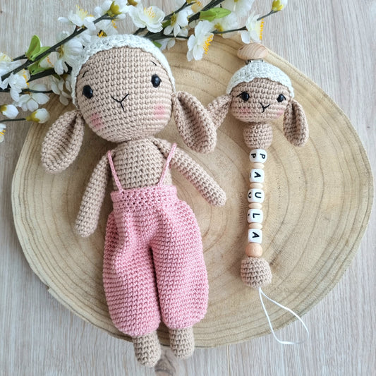 2er Set Häschen rosa