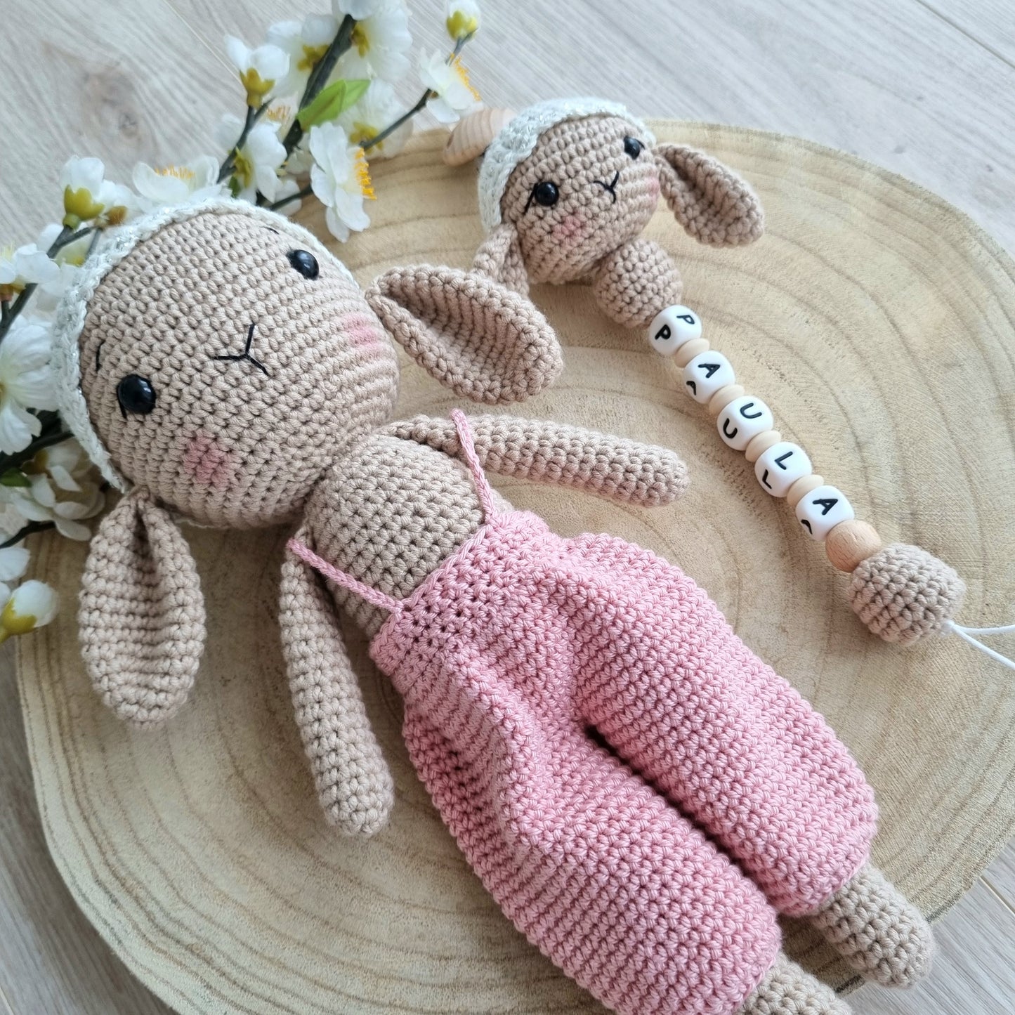 2er Set Häschen rosa