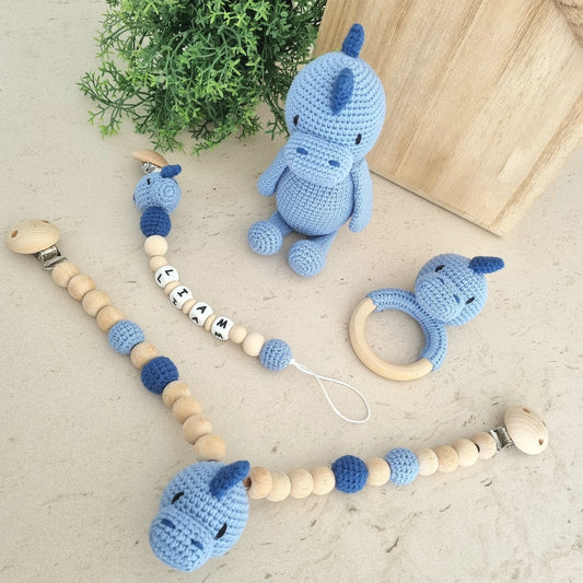 XXL Set Crochet Liebe Dino