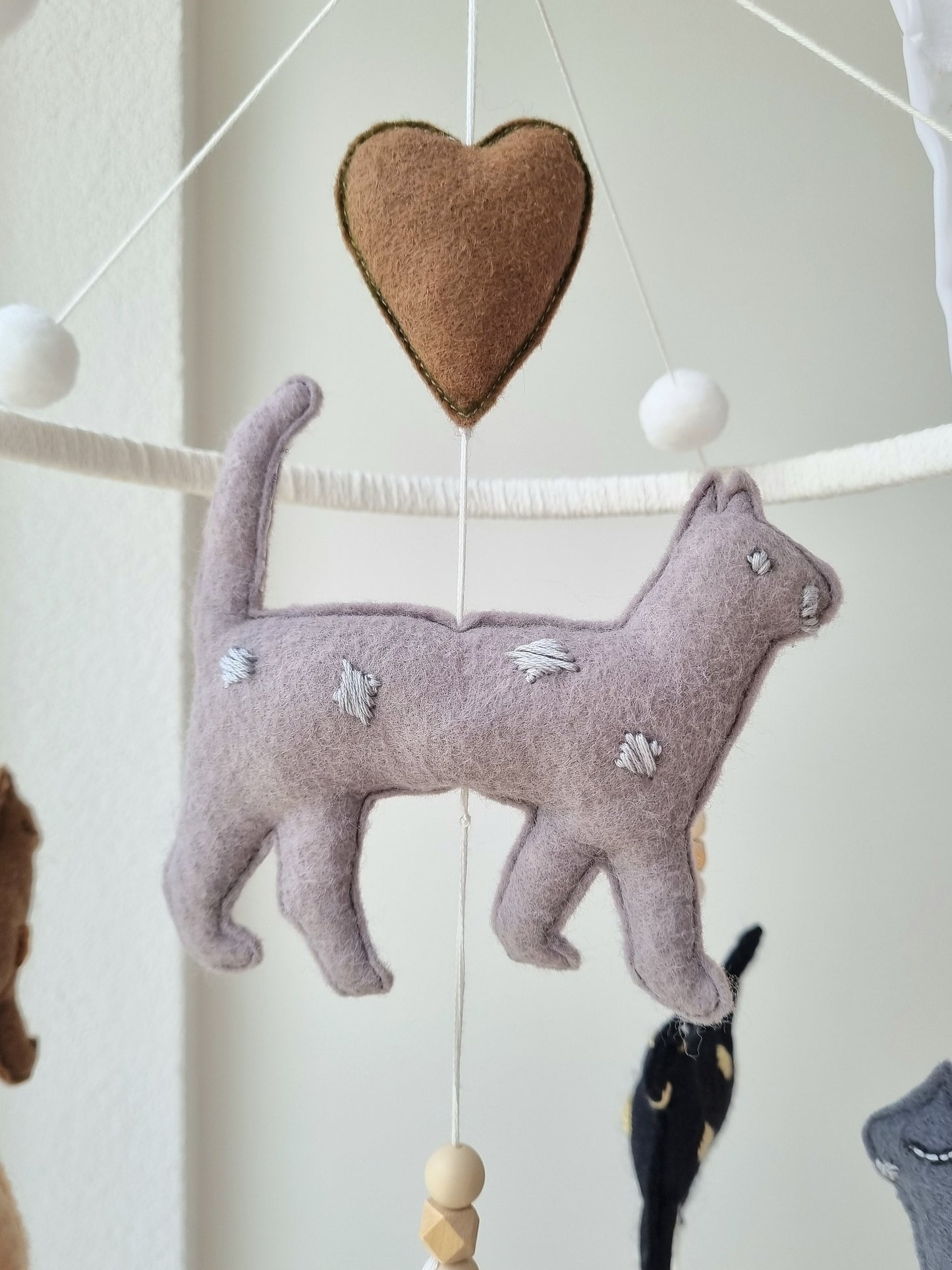 Baby Mobile Nature Cats