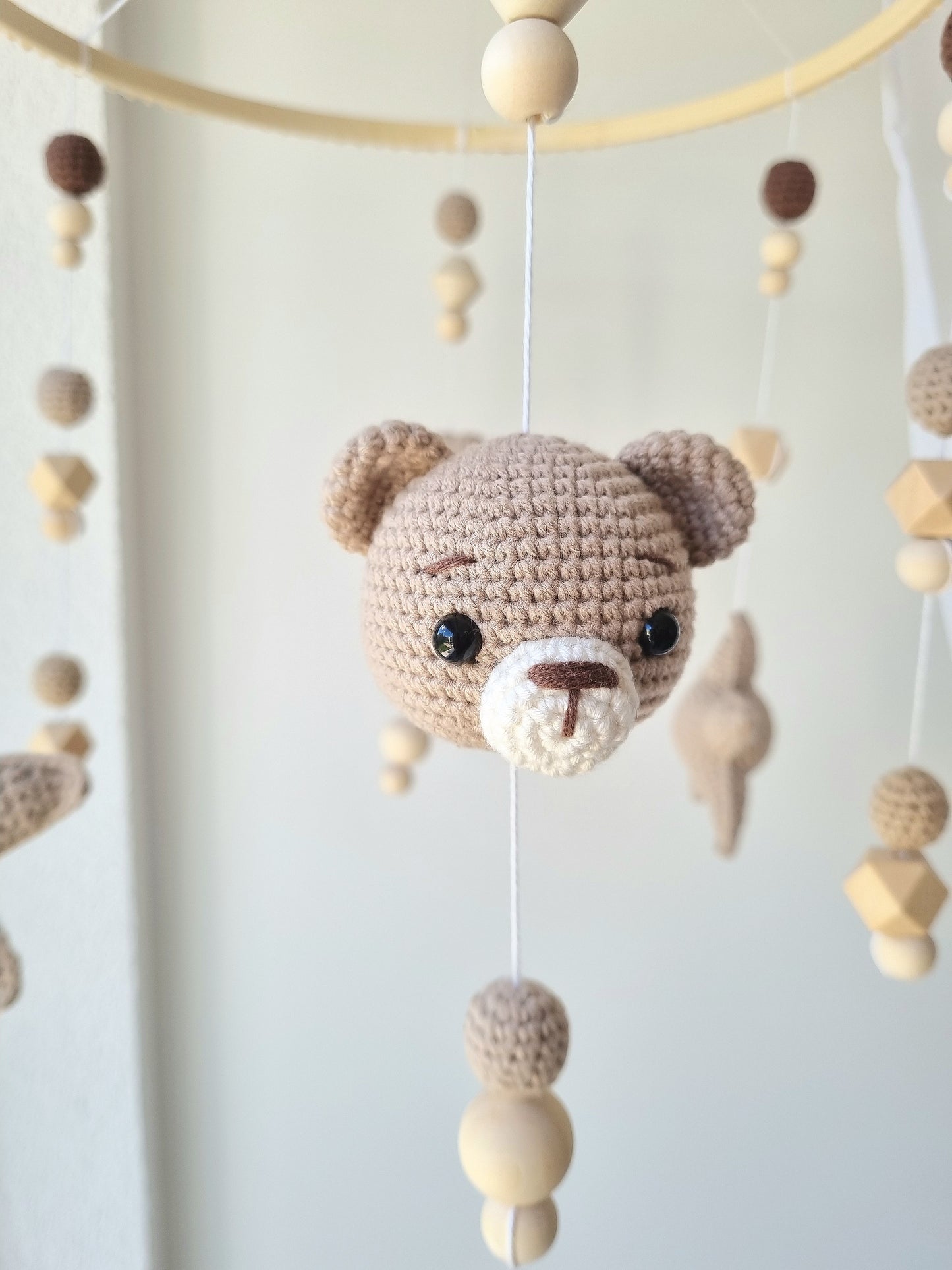 Baby Mobile Häkelliebe Bärchen