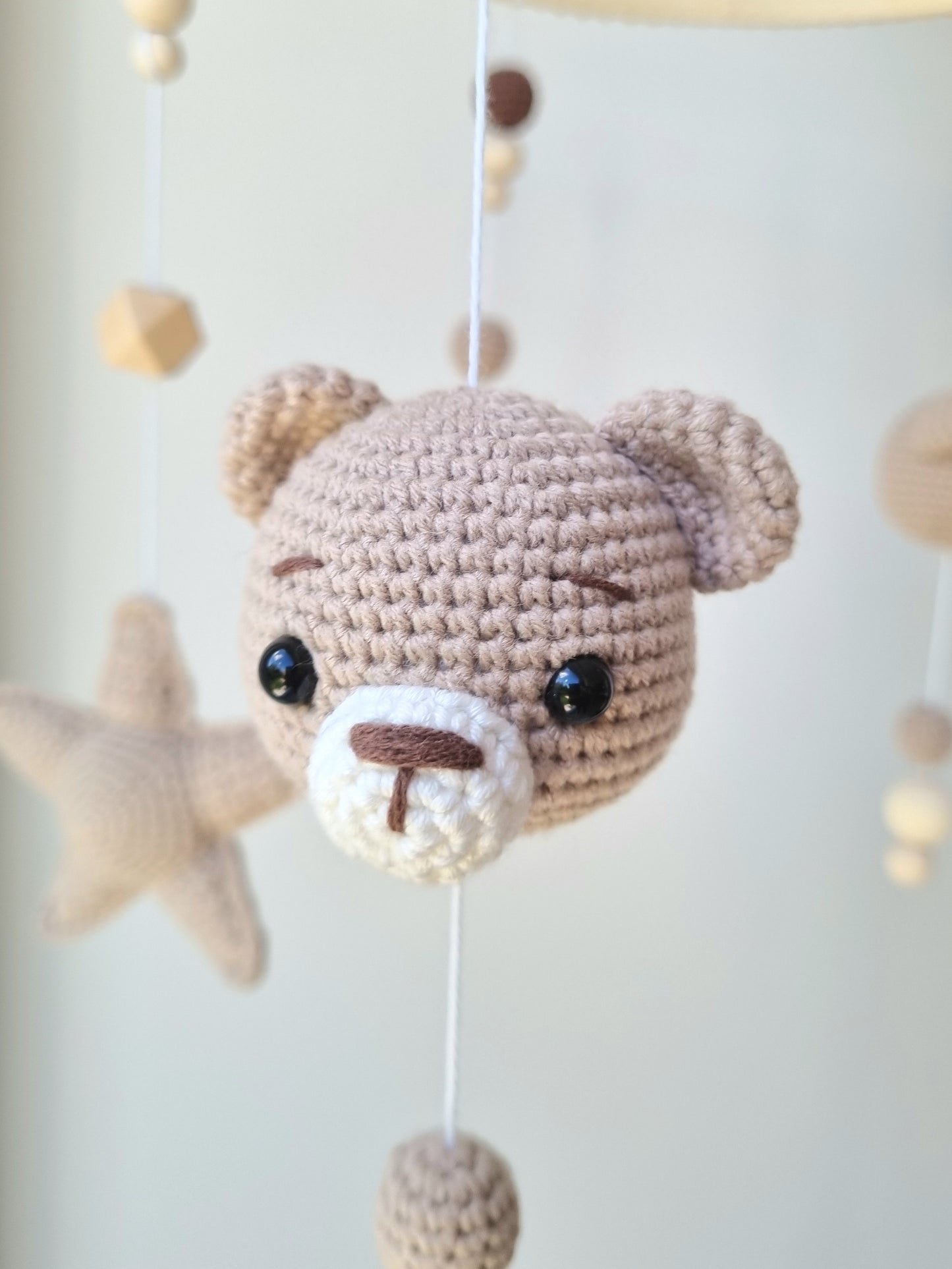 Baby Mobile Häkelliebe Bärchen