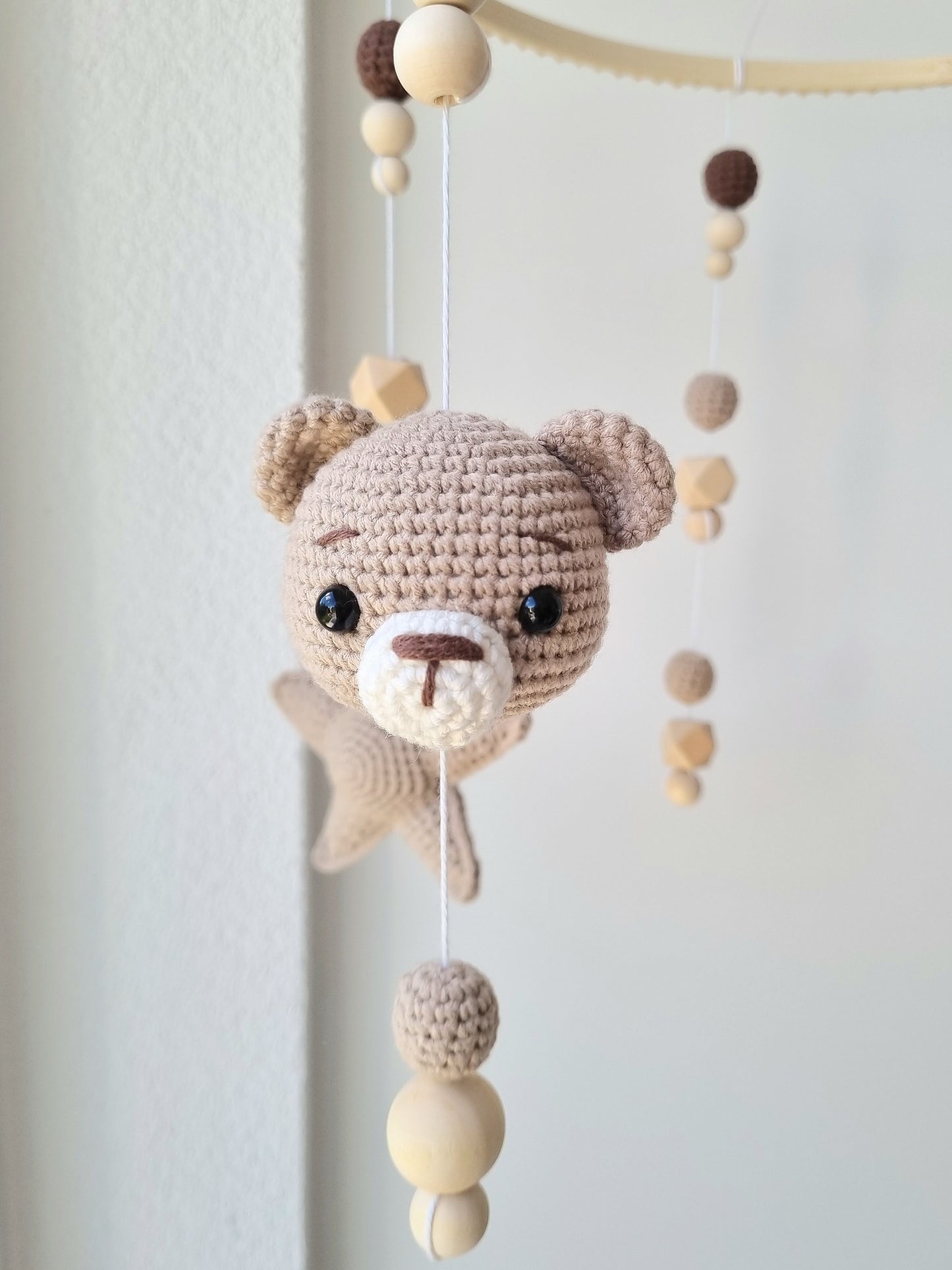 Baby Mobile Häkelliebe Bärchen