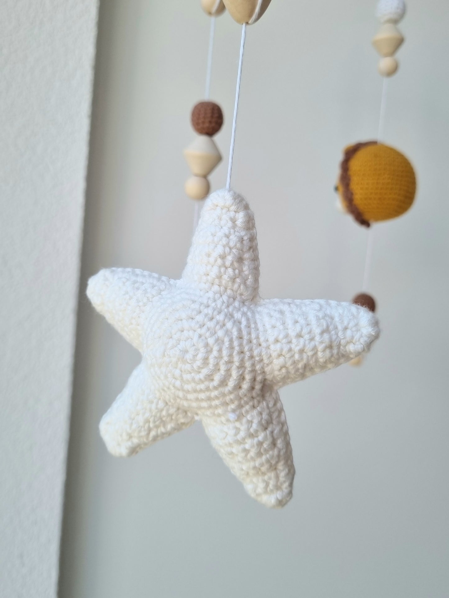 Baby Mobile Häkelliebe Löwe