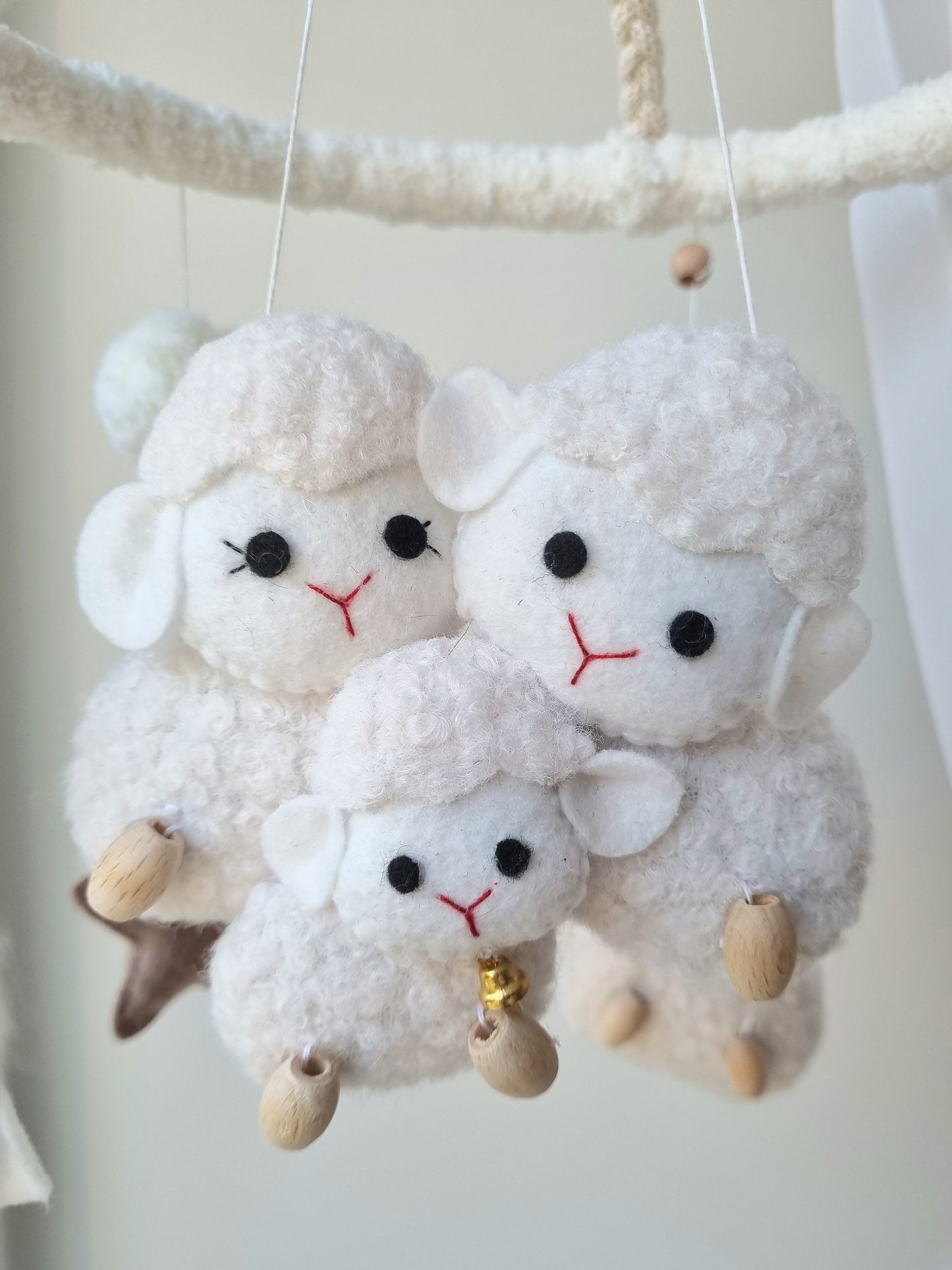 Baby Mobile Schäfchen Liebe