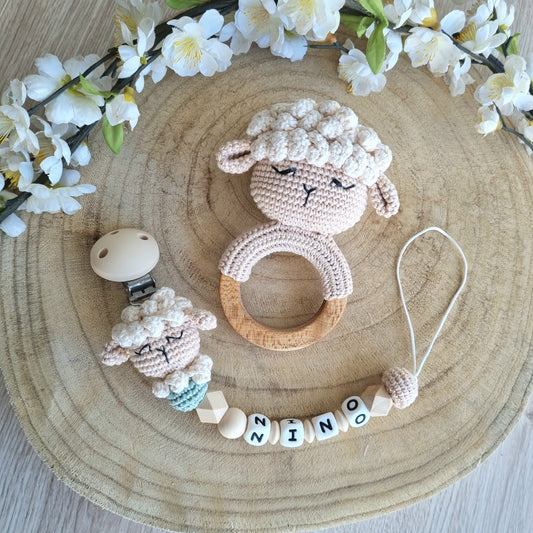 2er oder 3er Set Crochet Liebe Schaf