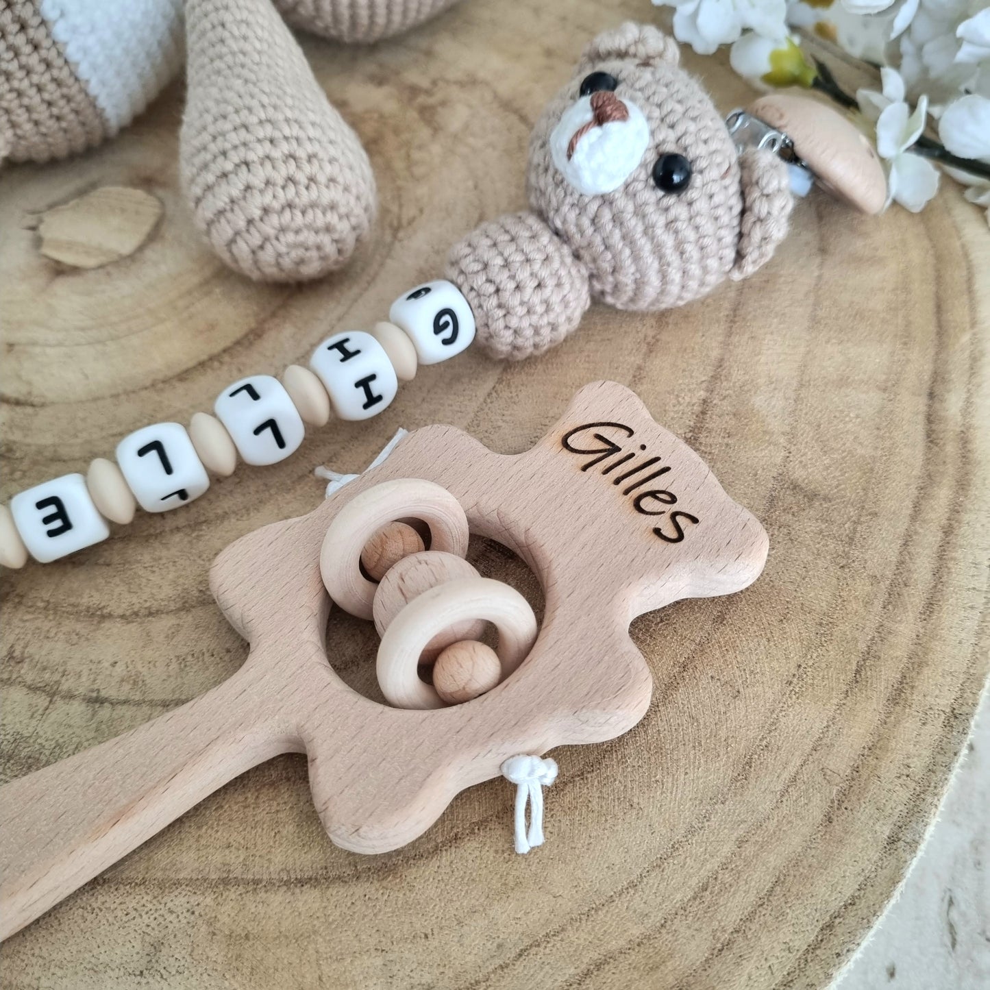 2er oder 3er Set Teddy hellbraun