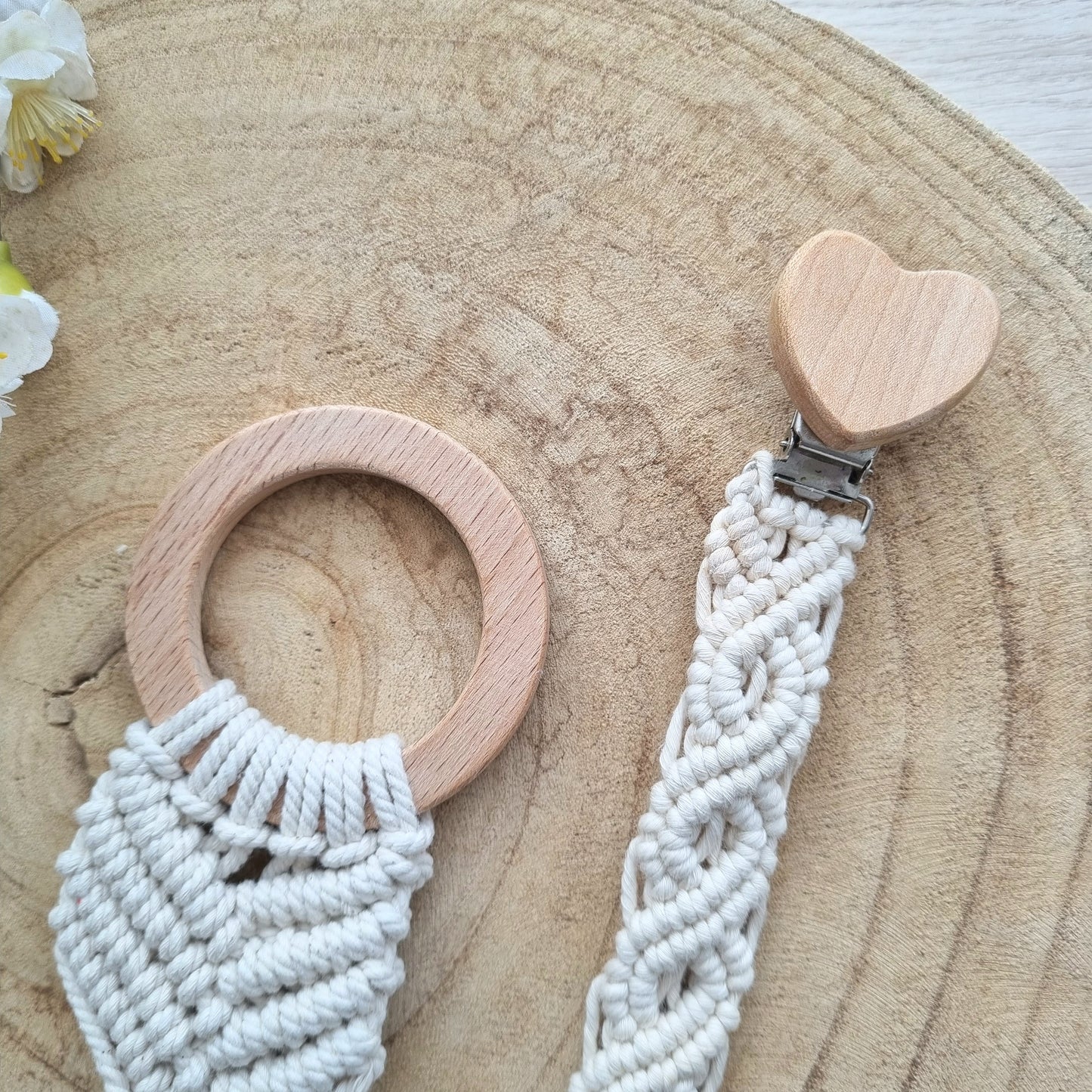 2er Set Makramee Bebe beige