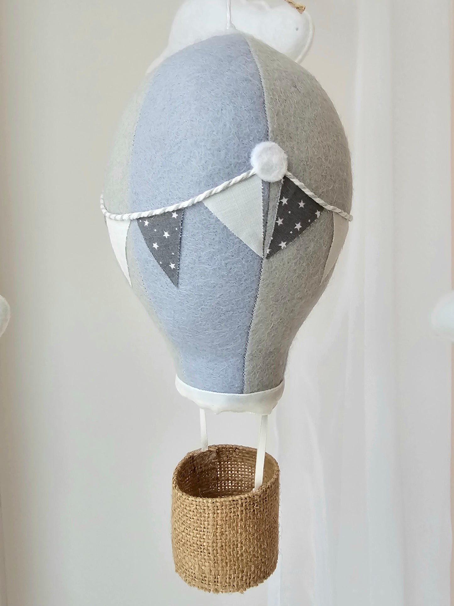 Baby Mobile Ballon Liebe natur