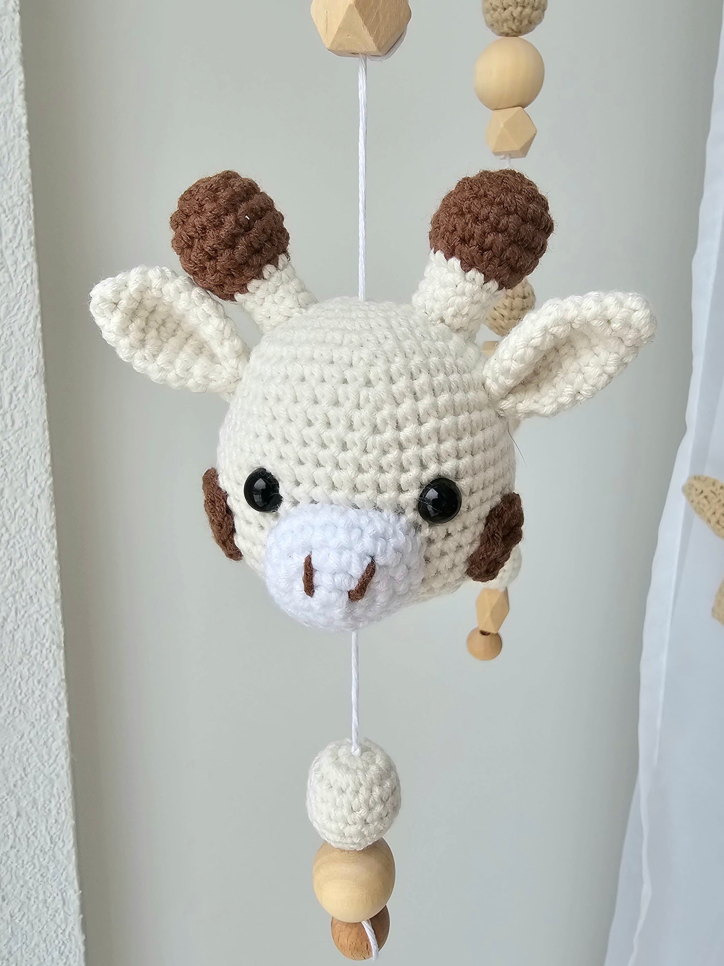 Baby Mobile Häkelliebe Giraffe