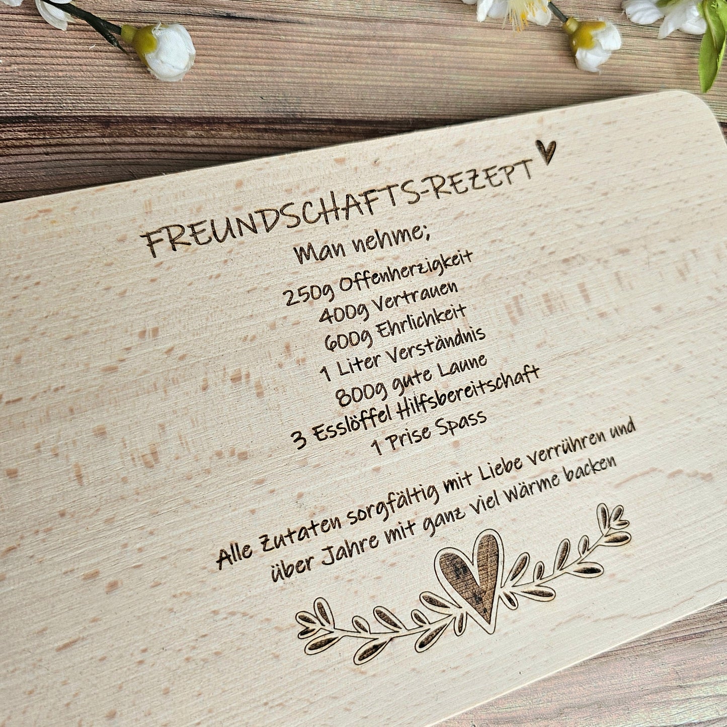 Frühstücksbrett Friends for Life