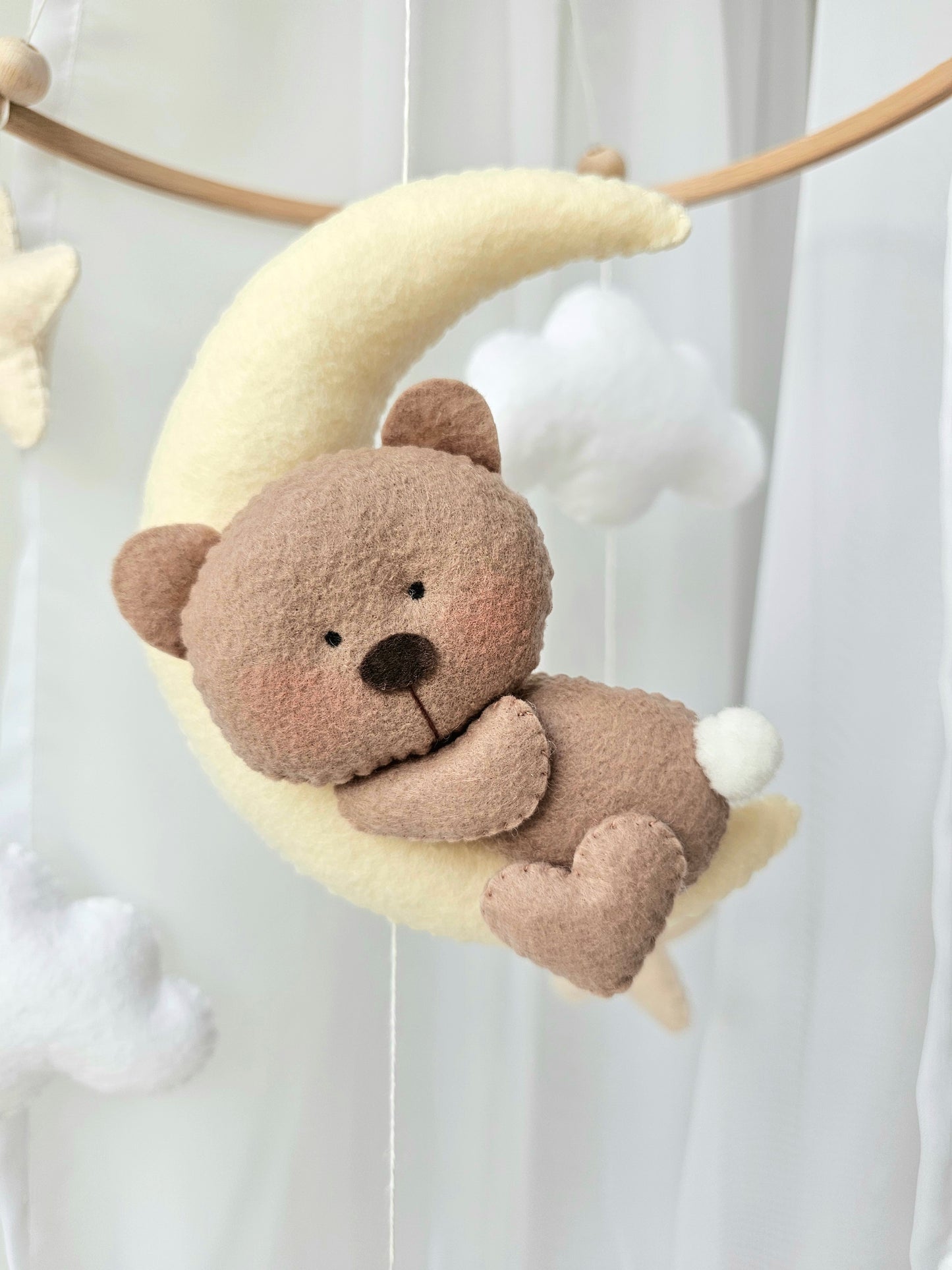 Baby Mobile Bärchen beige