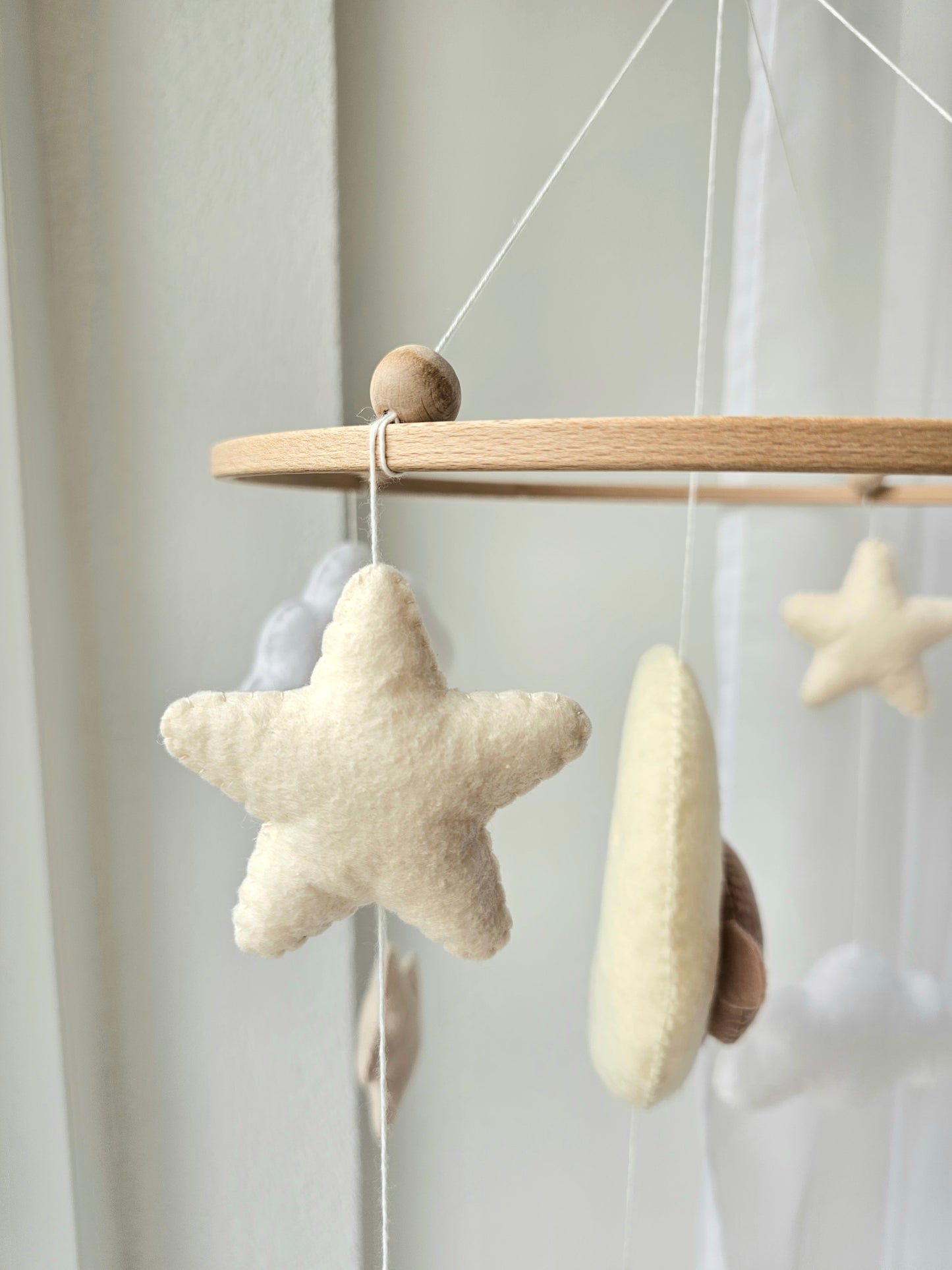 Baby Mobile Bärchen beige