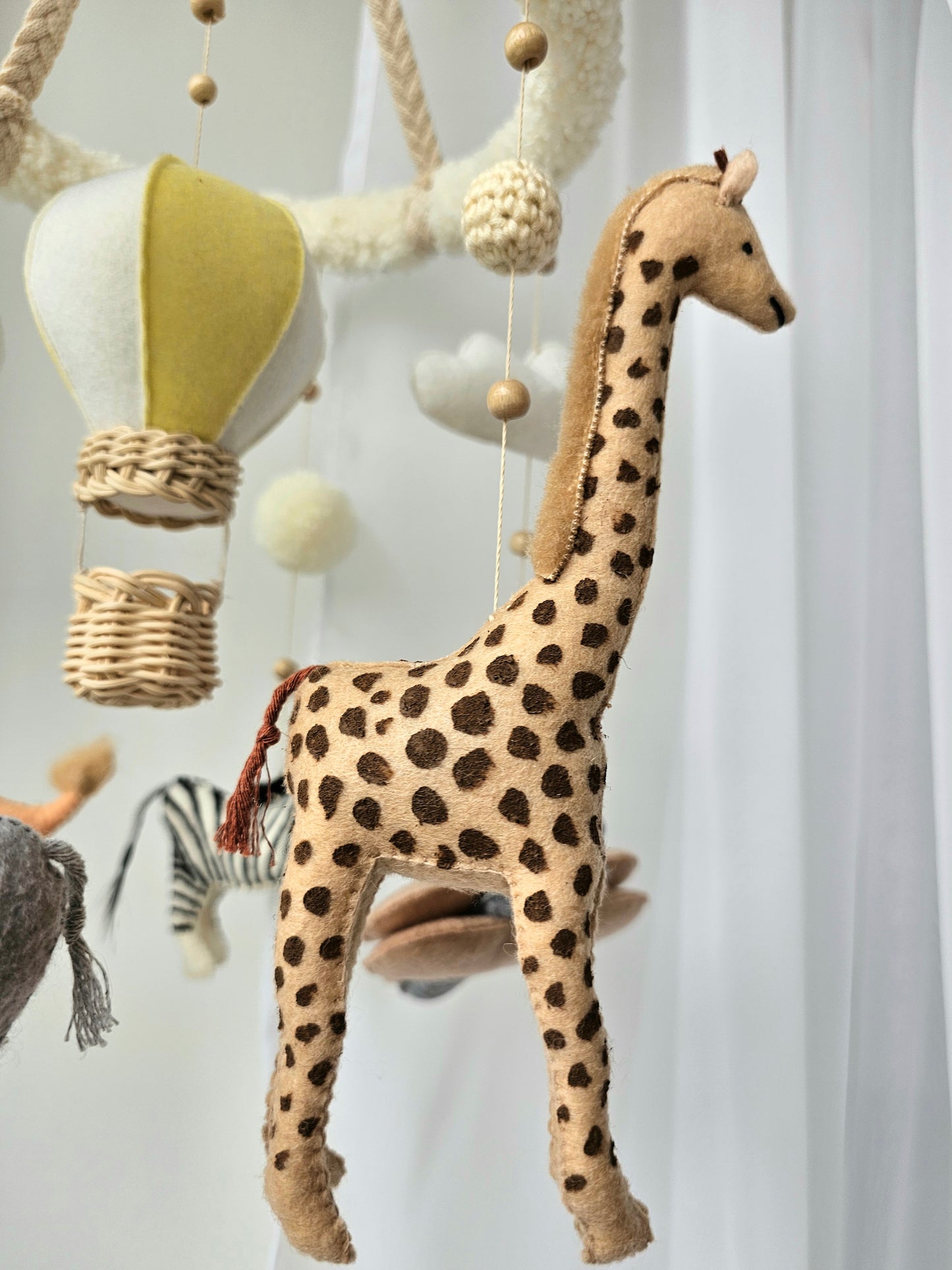 Baby Mobile fliegender Ballon Puffel