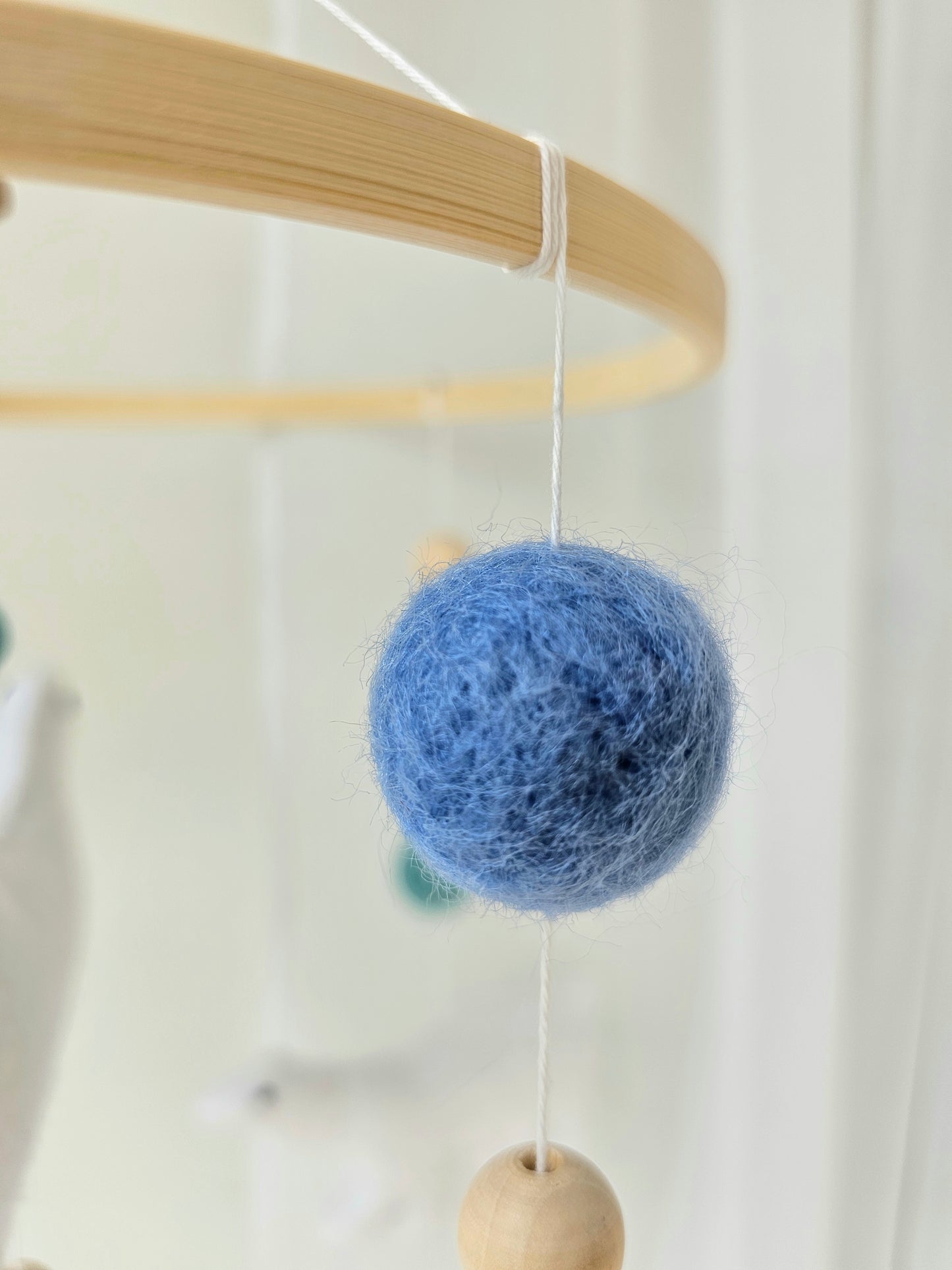 Baby Mobile süsse Eisbären blau
