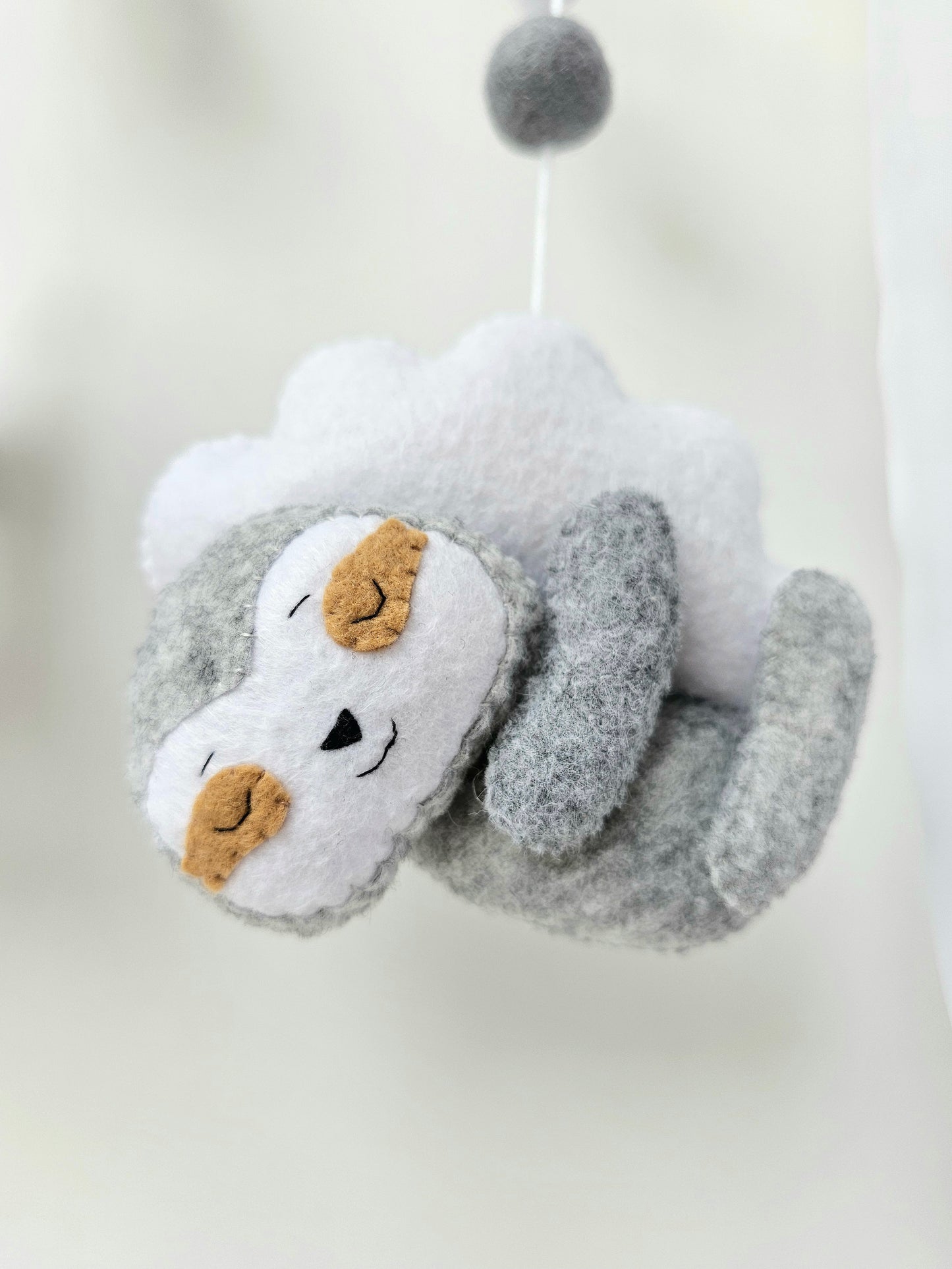 Baby Mobile Tierfreunde braun/grau