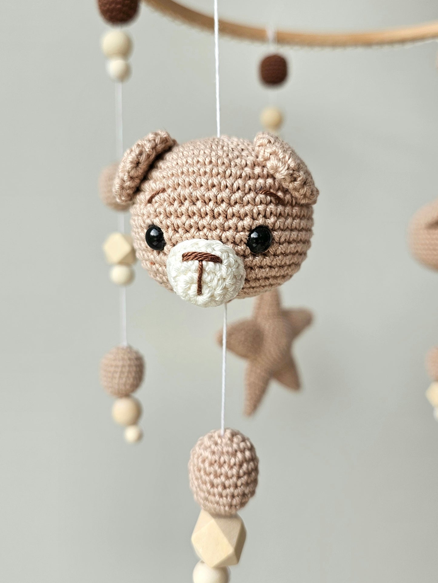 Baby Mobile Häkelliebe Bärchen