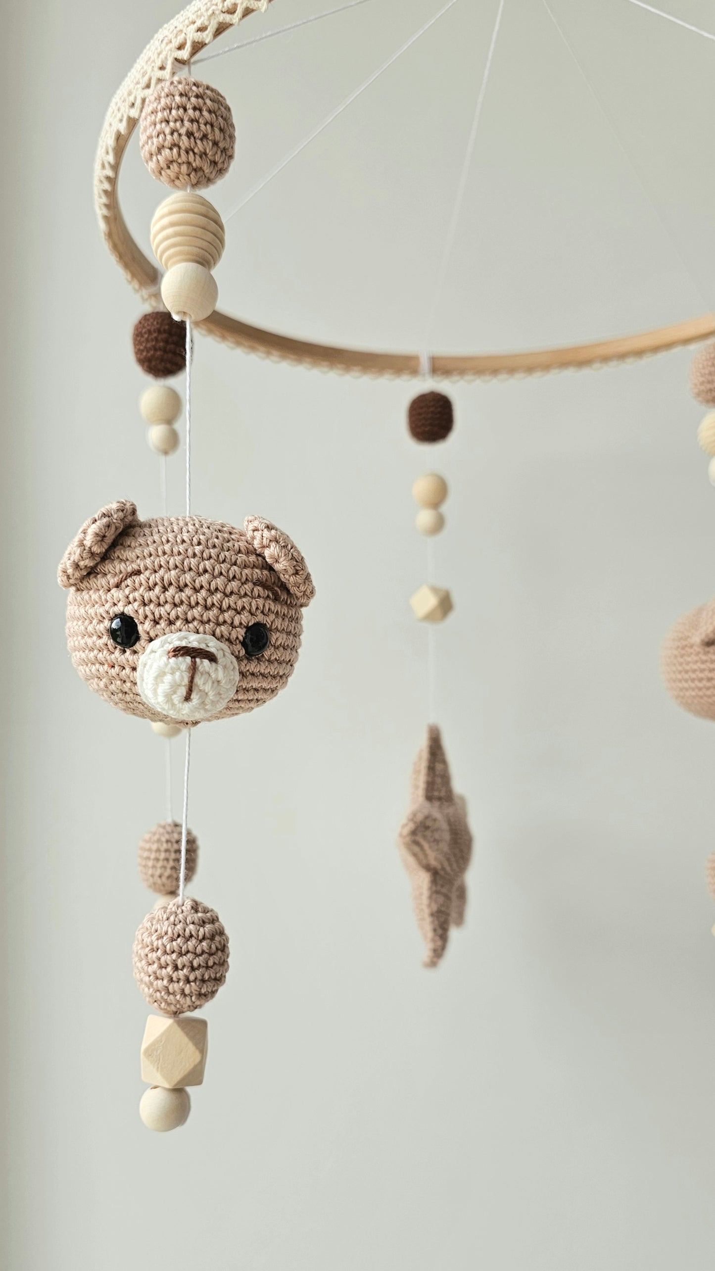 Baby Mobile Häkelliebe Bärchen