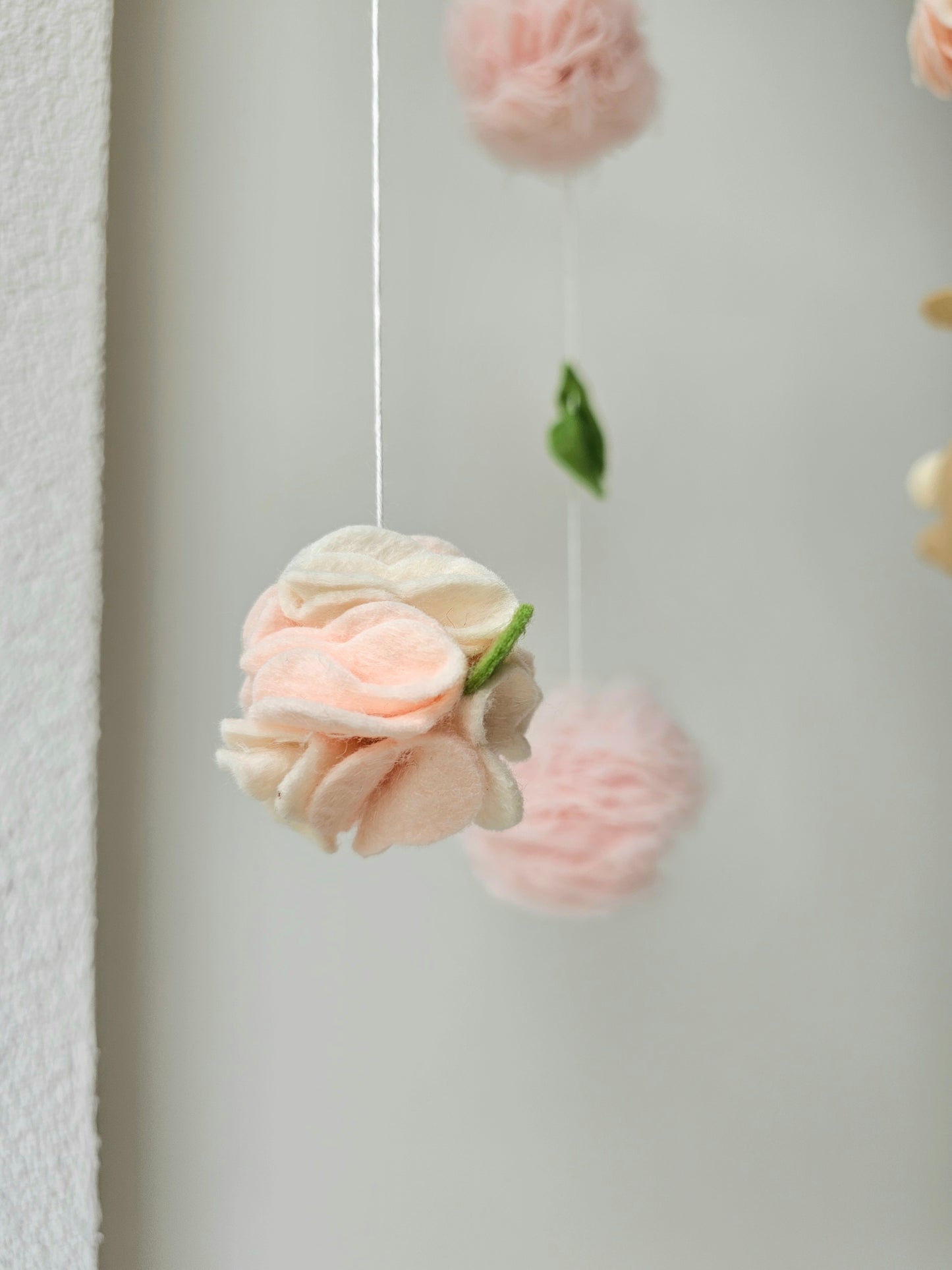 Baby Mobile Hasen Traum rosa