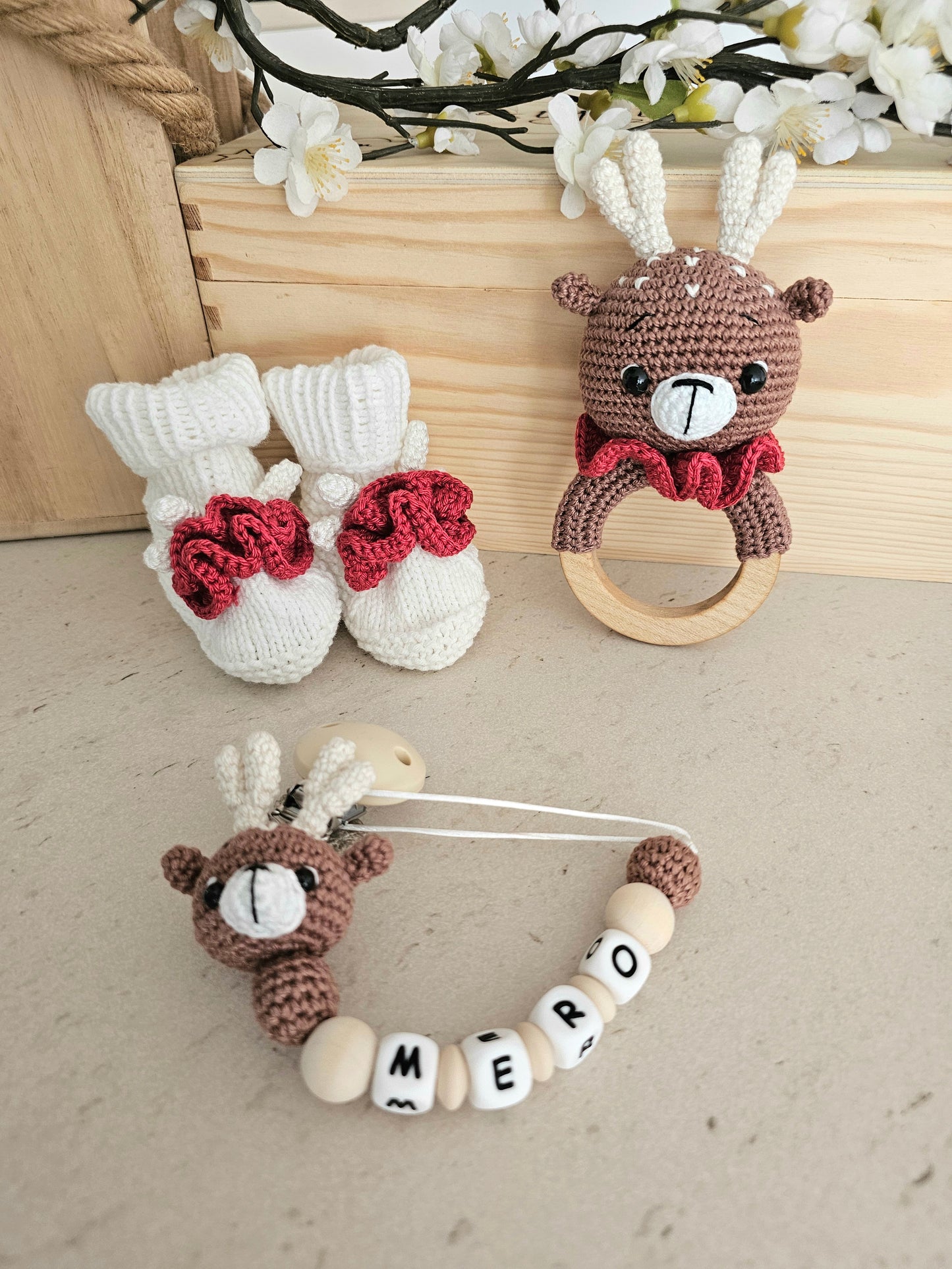 3er Set Hirsch Liebe