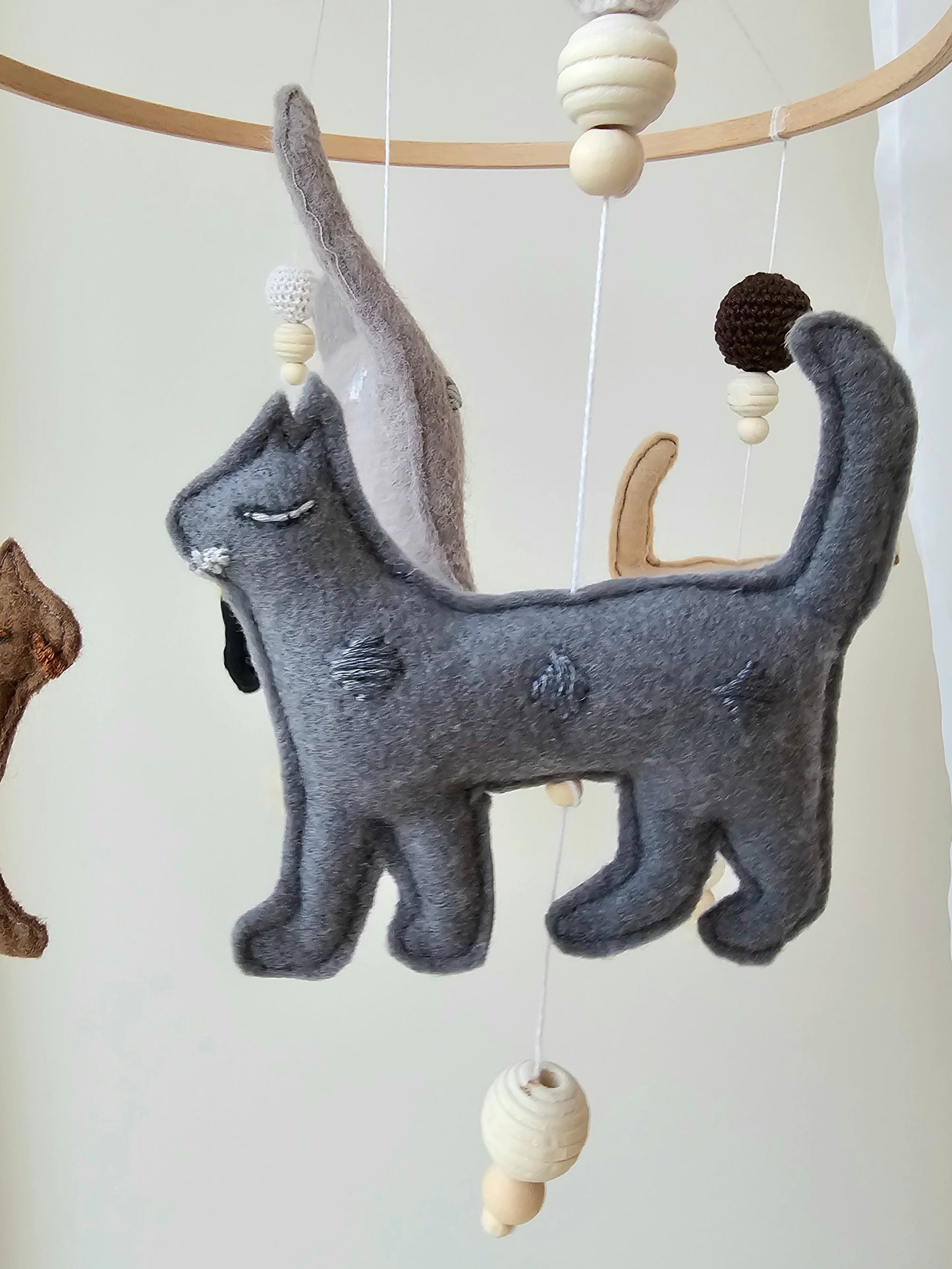 Baby Mobile Nature Cats