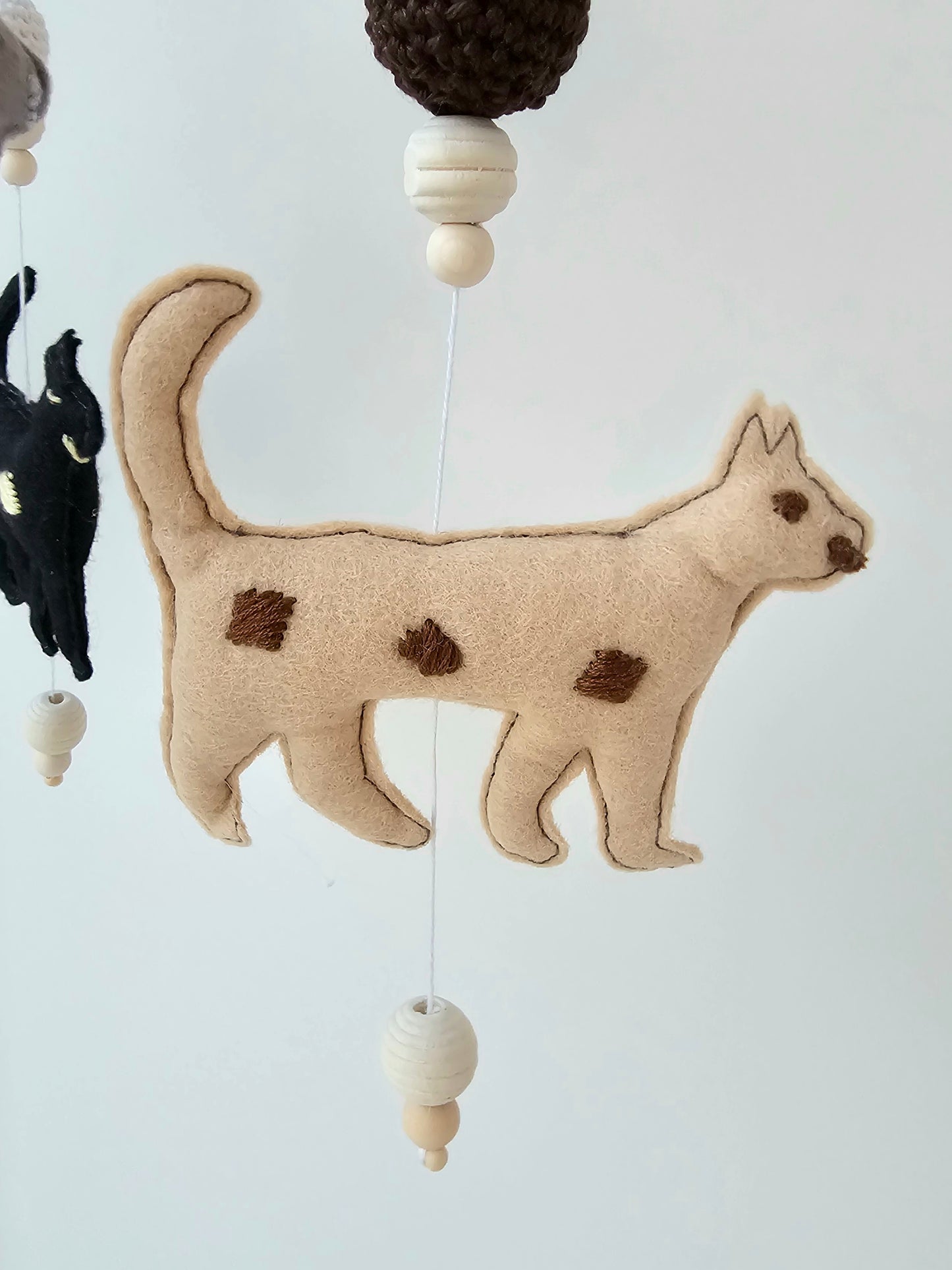 Baby Mobile Nature Cats