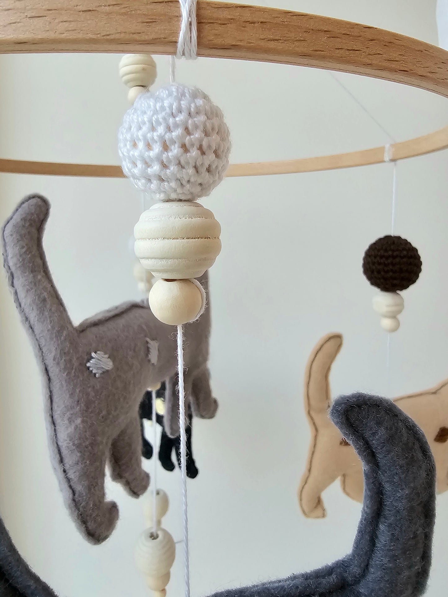 Baby Mobile Nature Cats