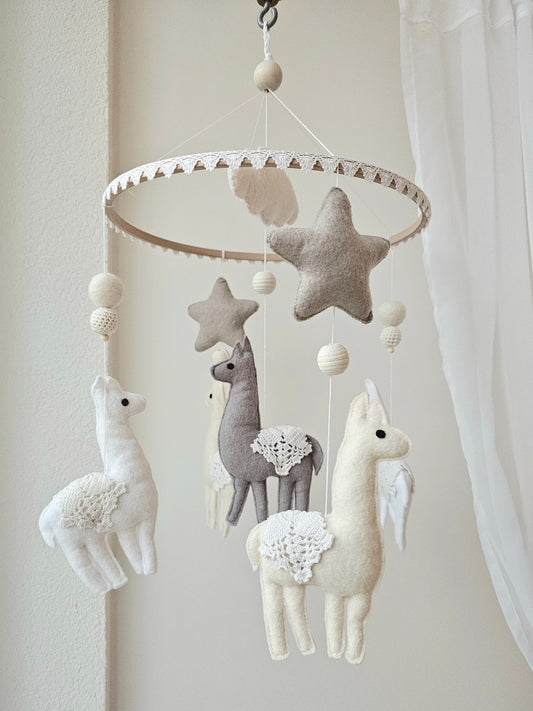 Mobile bébé alpaga dream nature