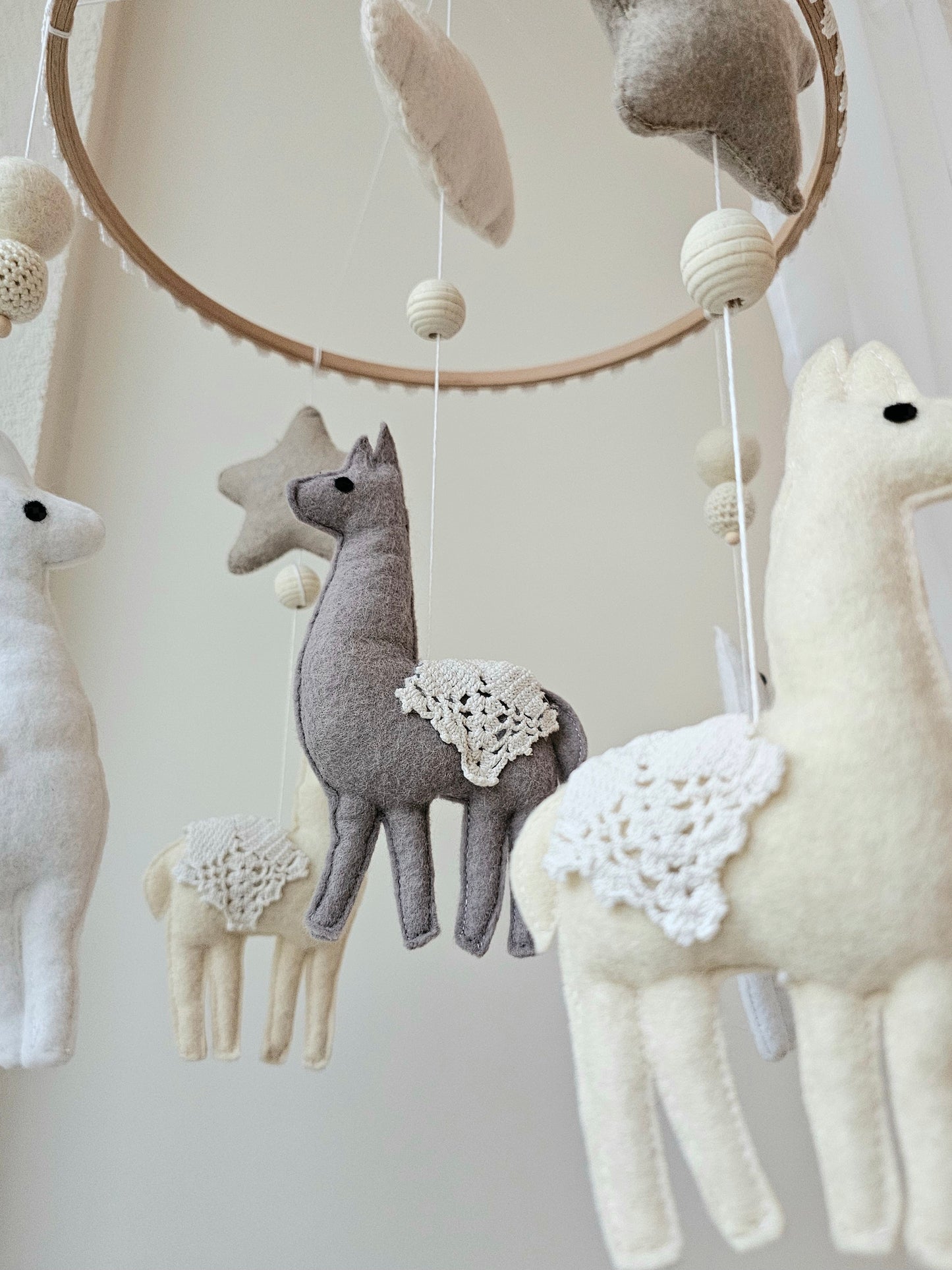 Baby Mobile Alpaka dream natur
