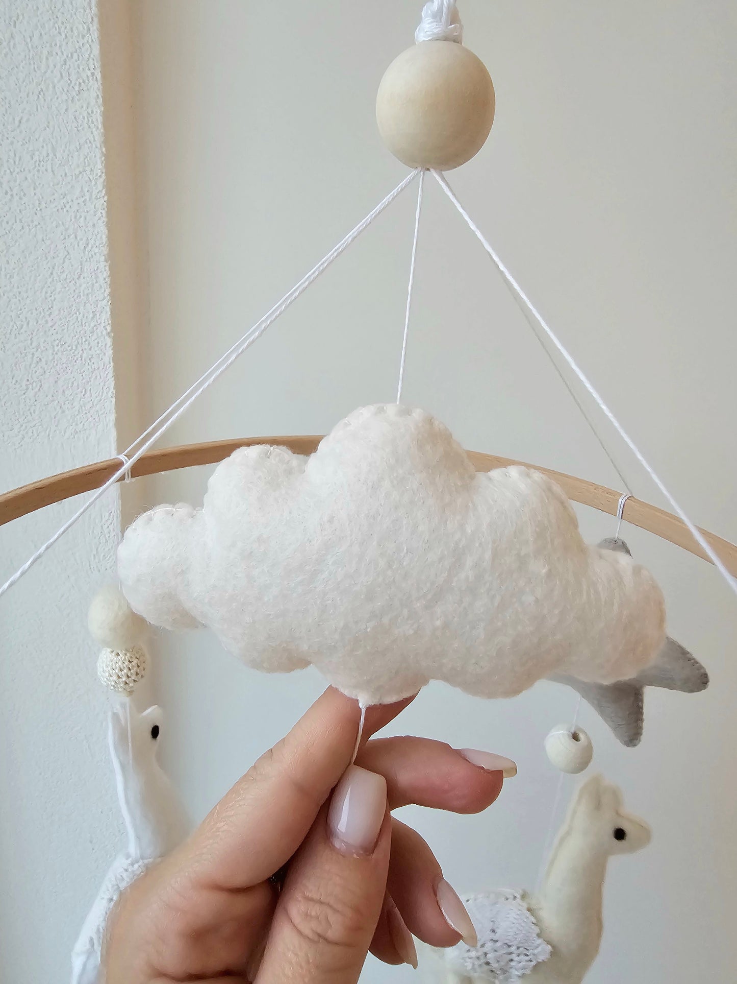 Baby Mobile Alpaka dream natur