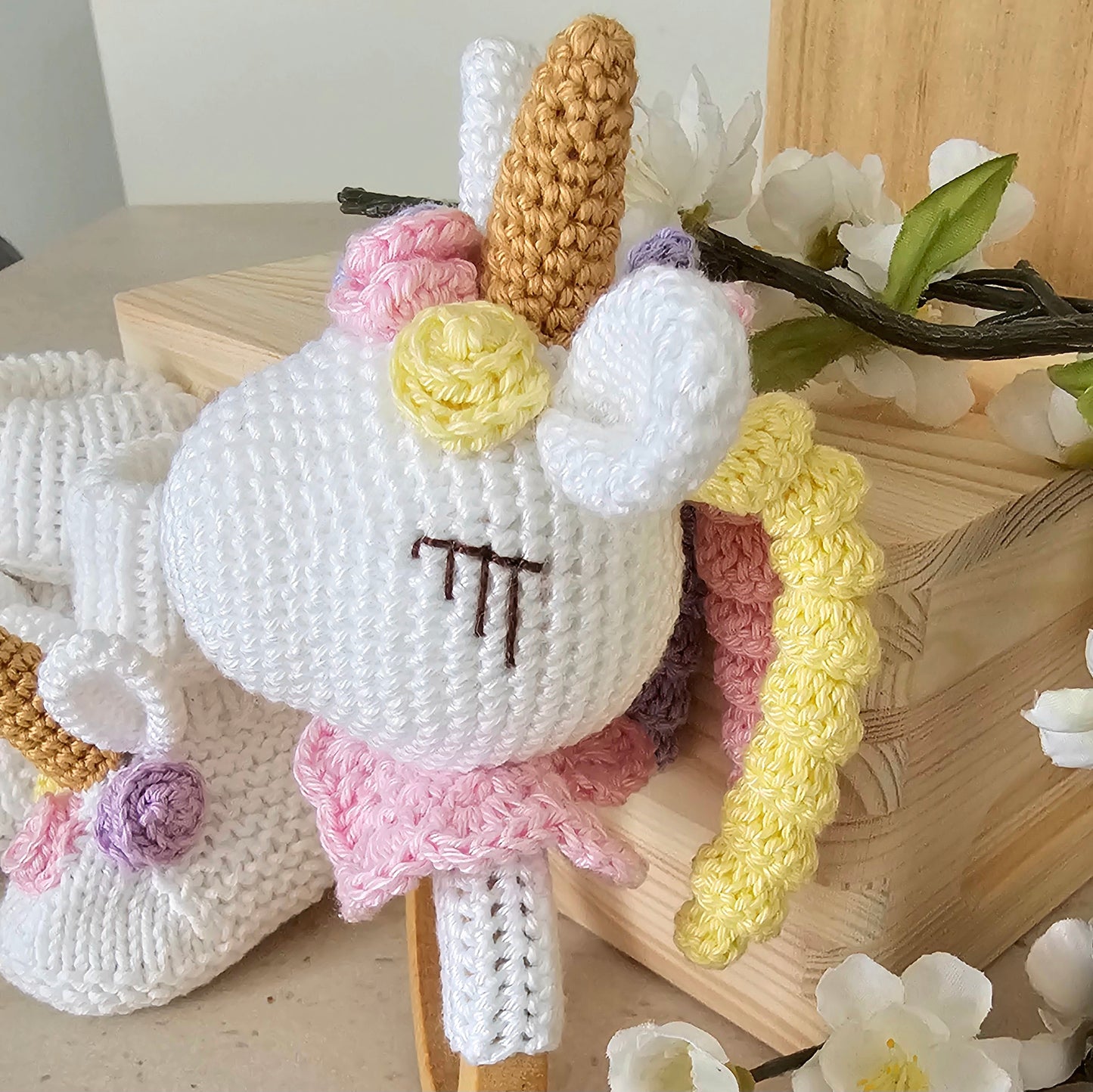 3er Set süsses Einhorn