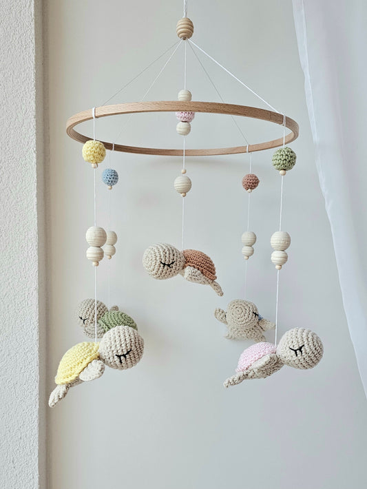 Baby Mobile Häkelliebe Schildi