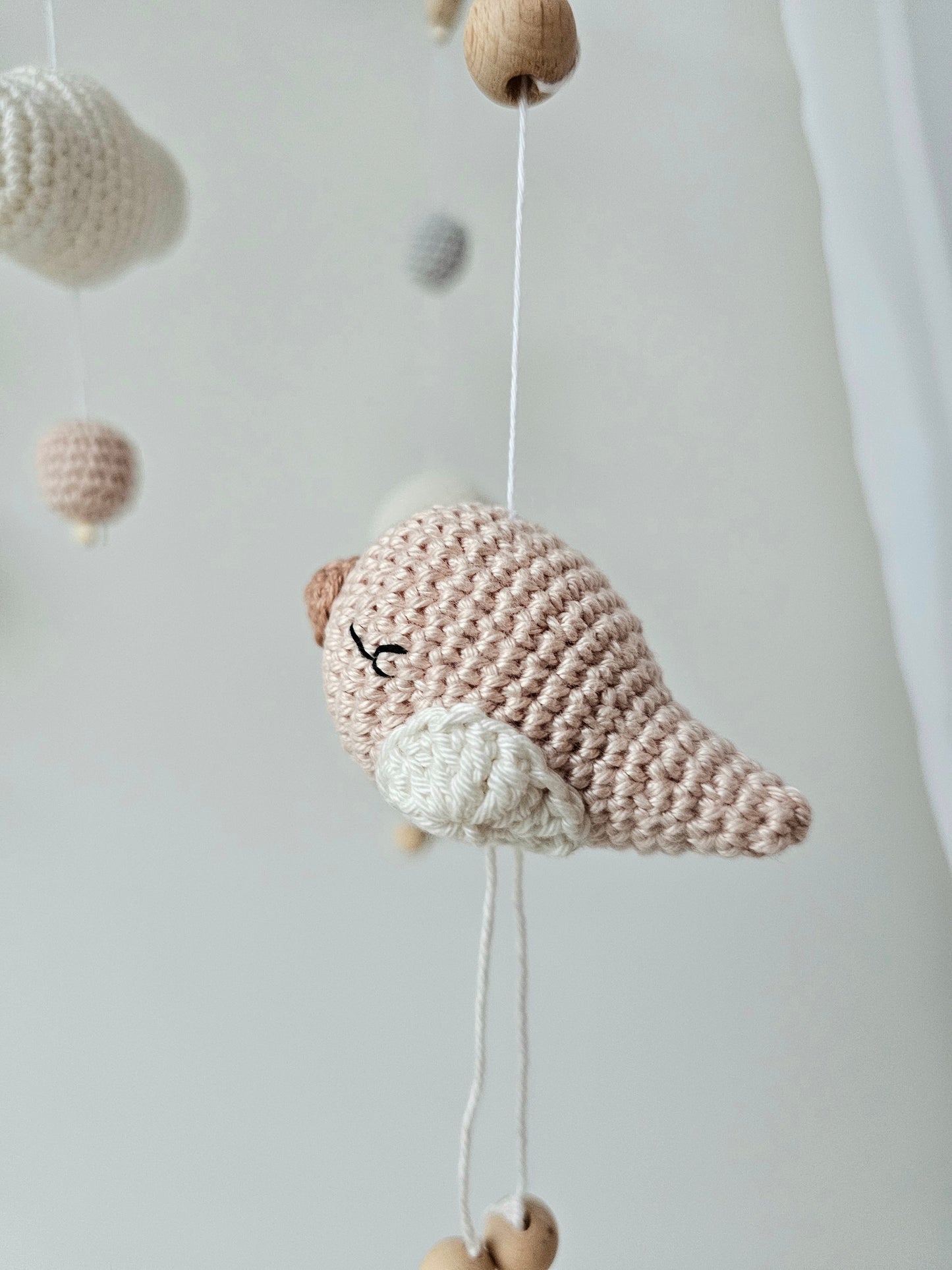 Baby Mobile Häkelliebe Vögelchen