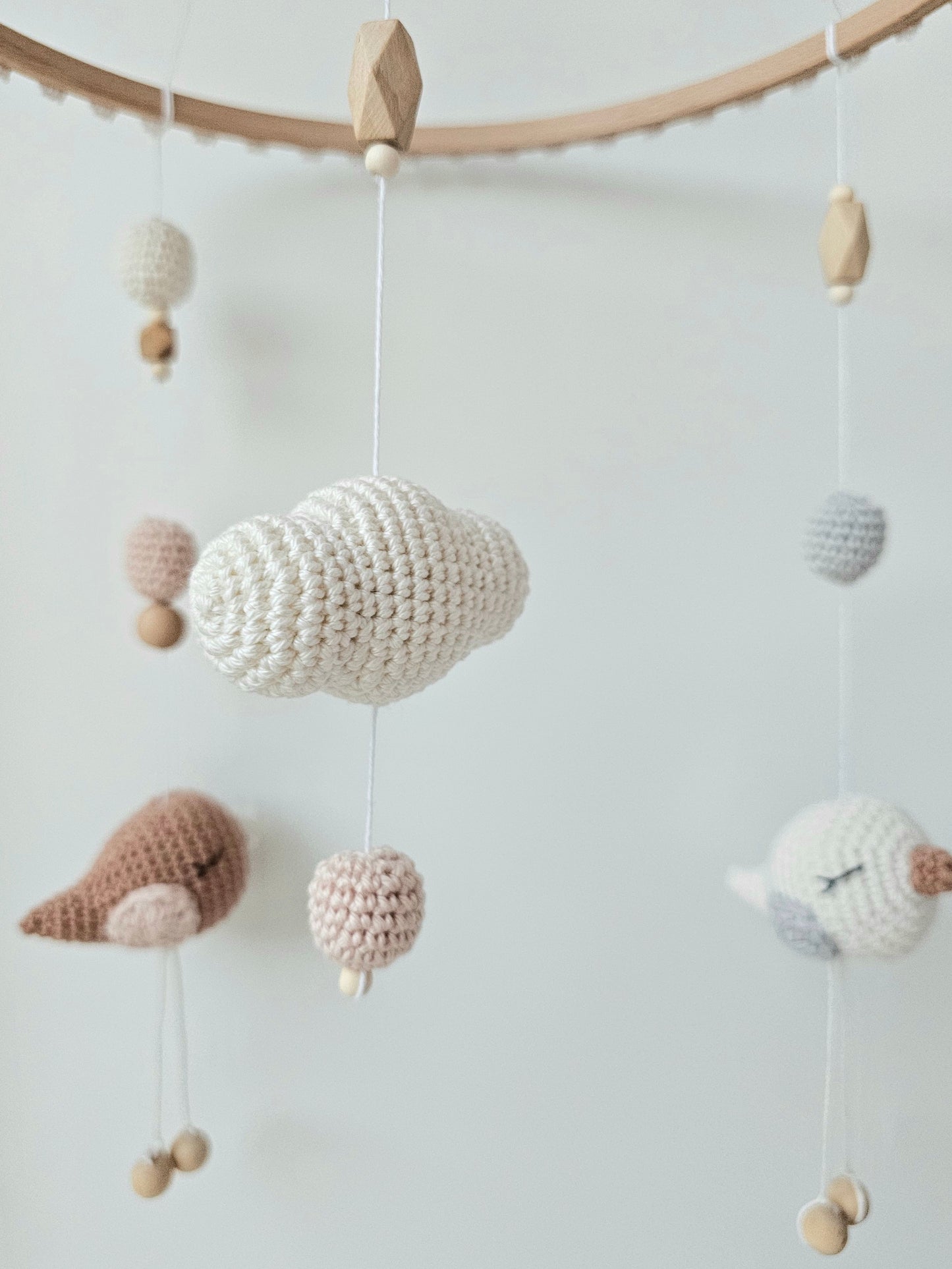 Baby Mobile Häkelliebe Vögelchen