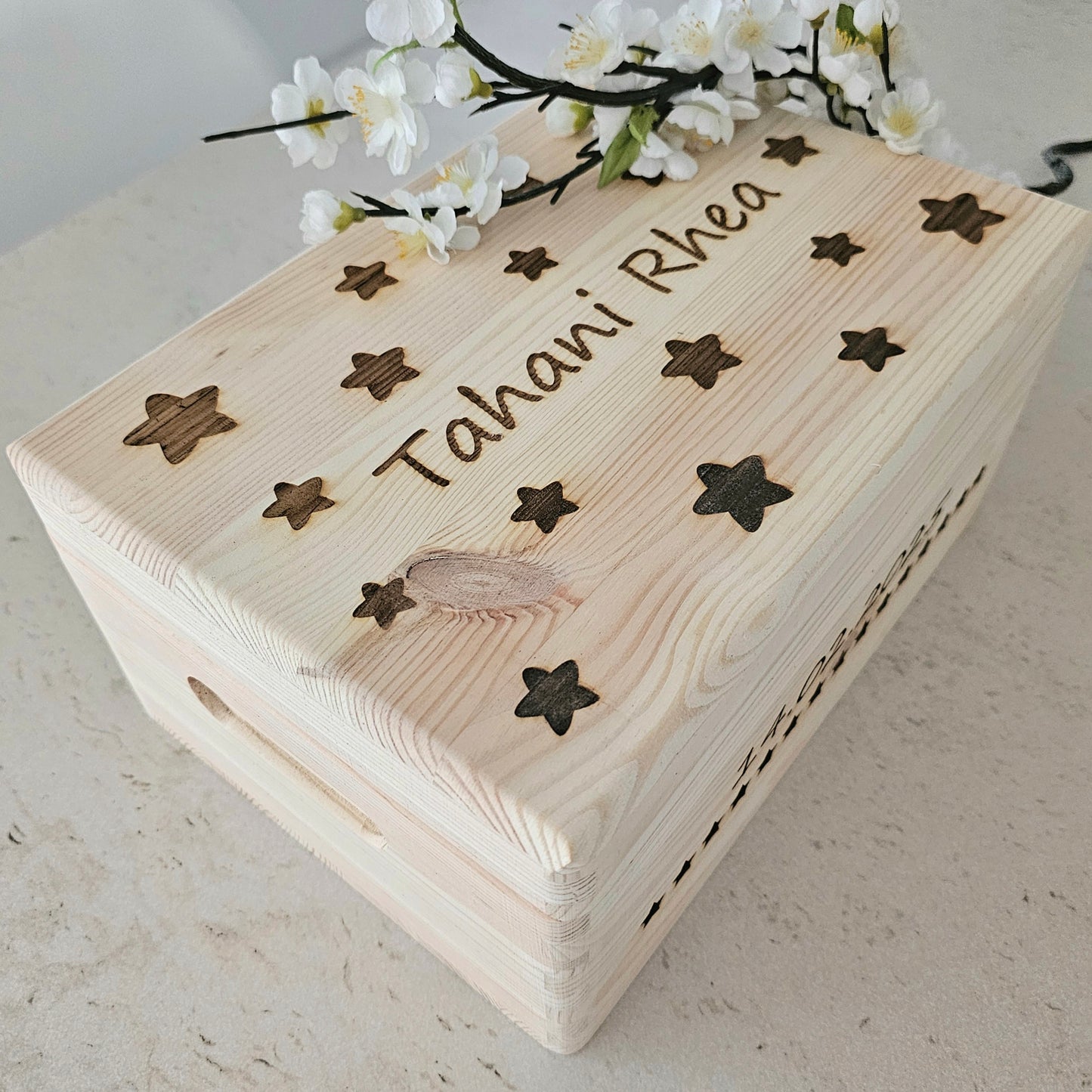 Erinnerungsbox Basic Stern mit Personalisierung