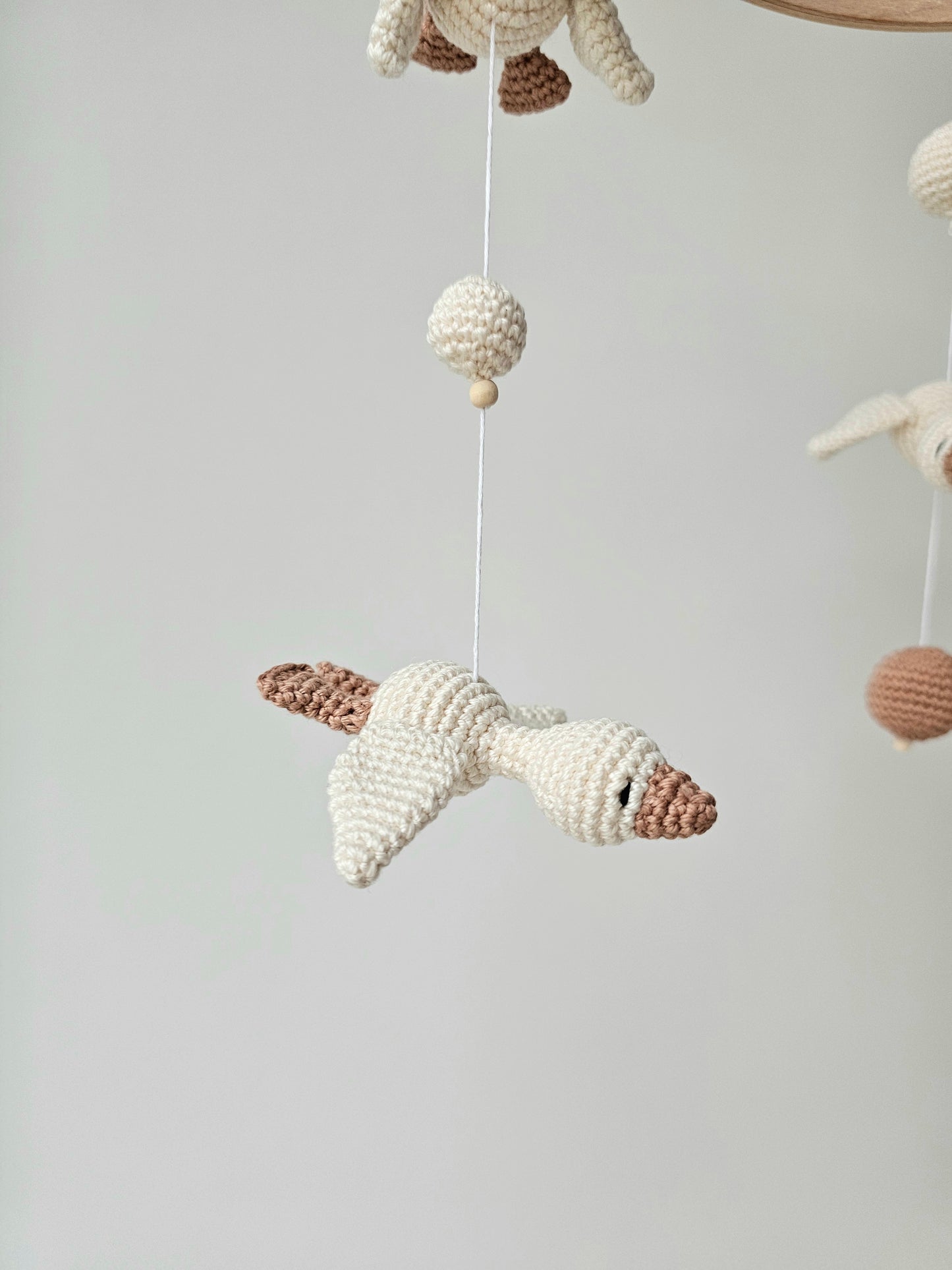 Baby Mobile Häkelliebe Entchen