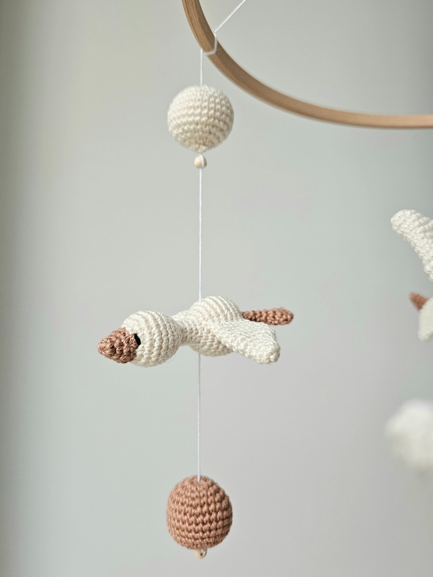 Baby Mobile Häkelliebe Entchen
